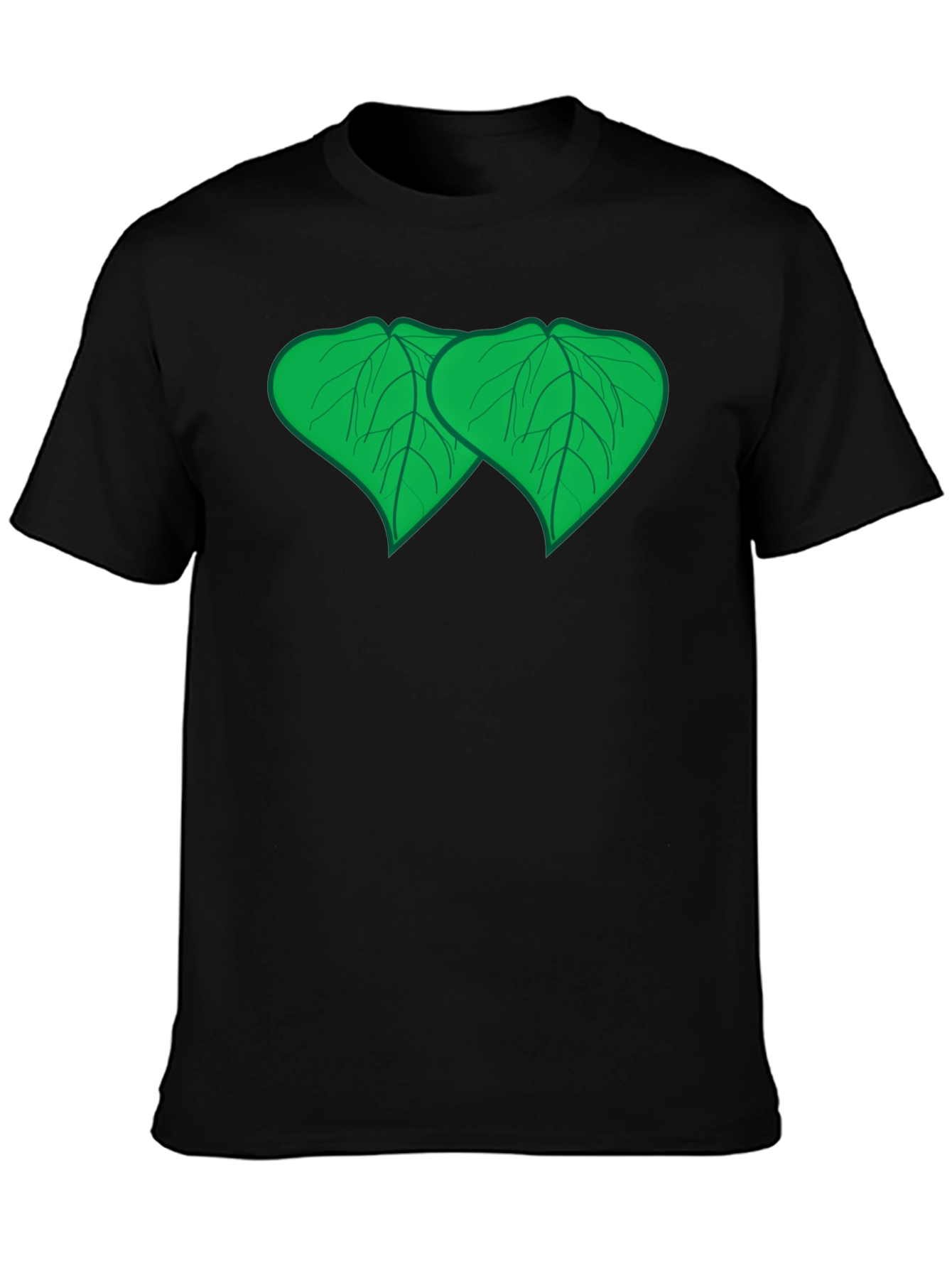 Bodhi Leaf Graphic Tee - Zen Style Comfort
