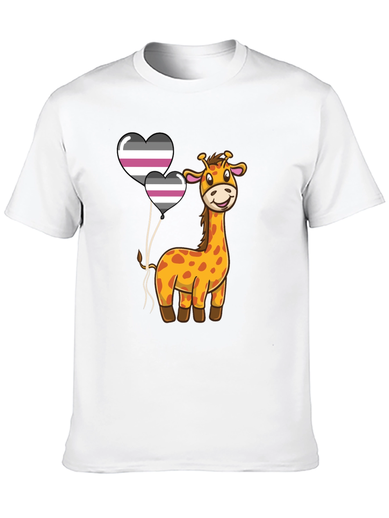 Giraffe Aromantic Pride T-Shirt