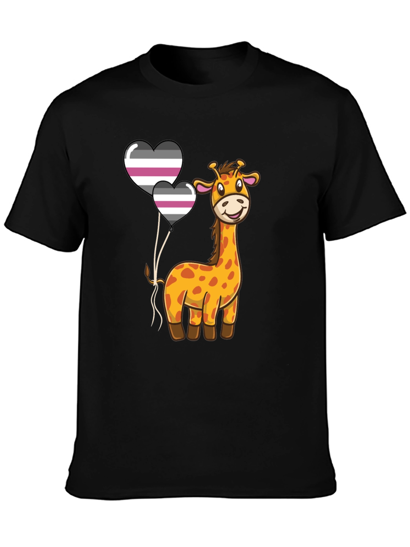 Giraffe Aromantic Pride T-Shirt