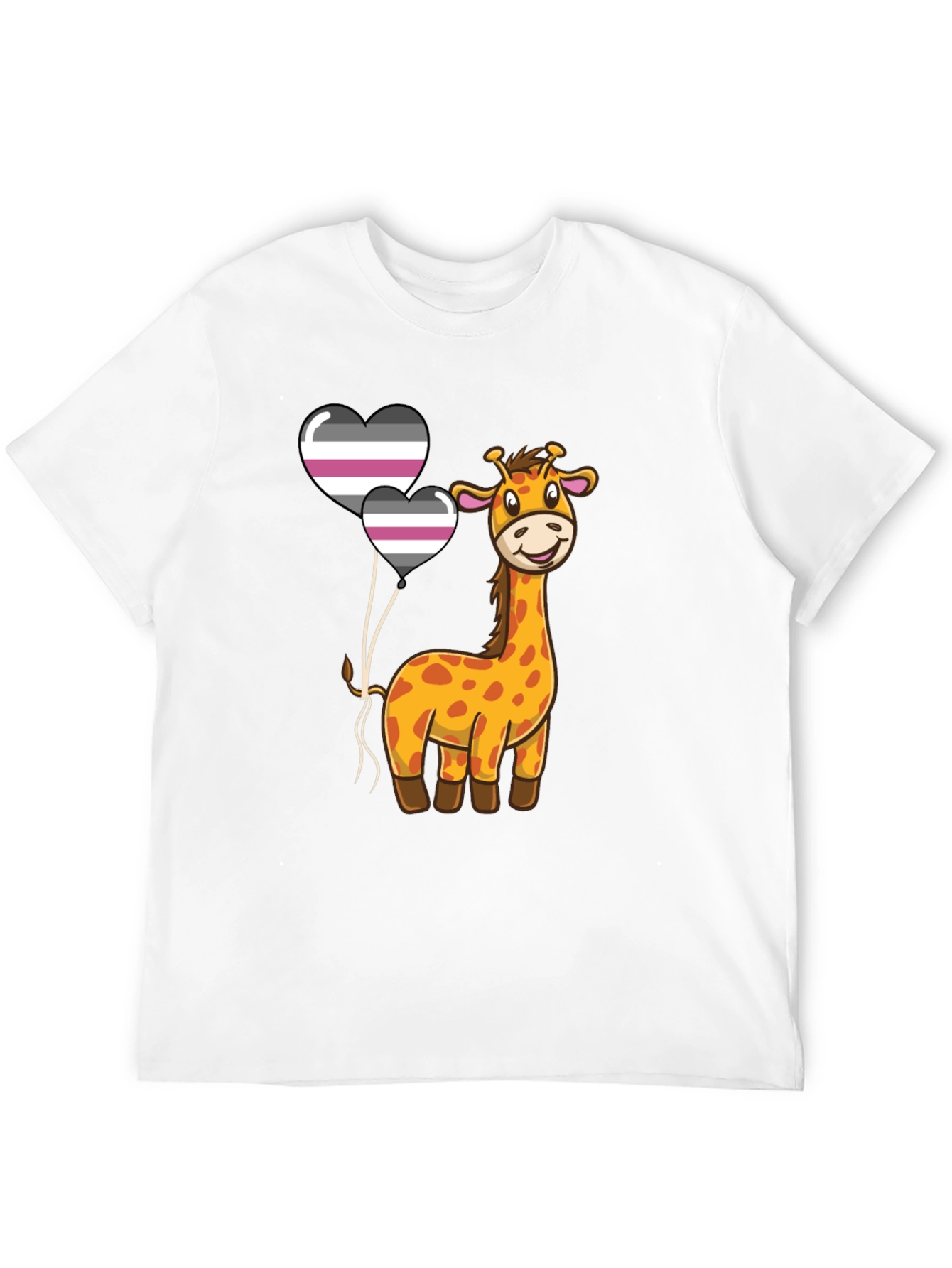 Giraffe Aromantic Pride T-Shirt