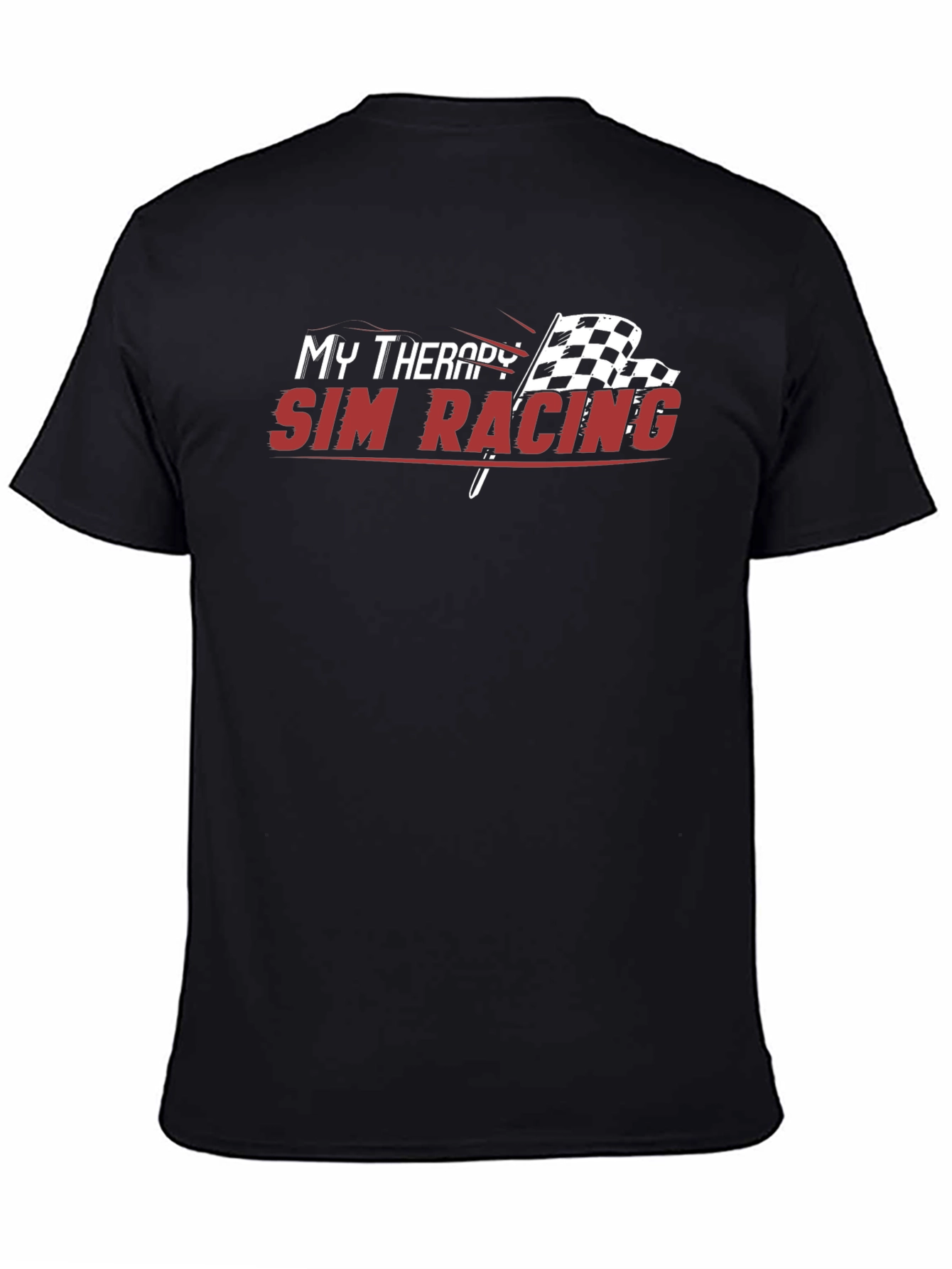 My Therapy Sim Racing T-Shirt Black Tee