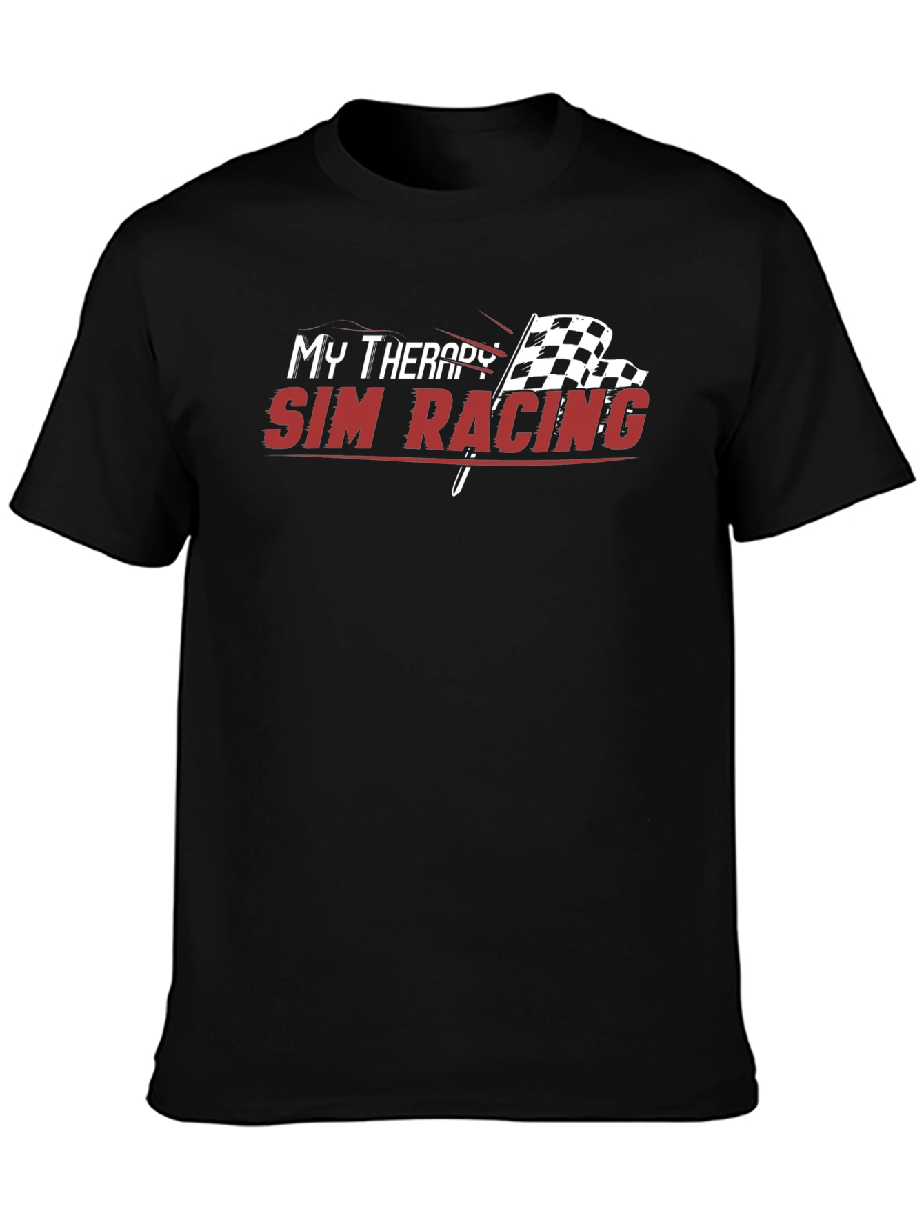 My Therapy Sim Racing T-Shirt Black Tee