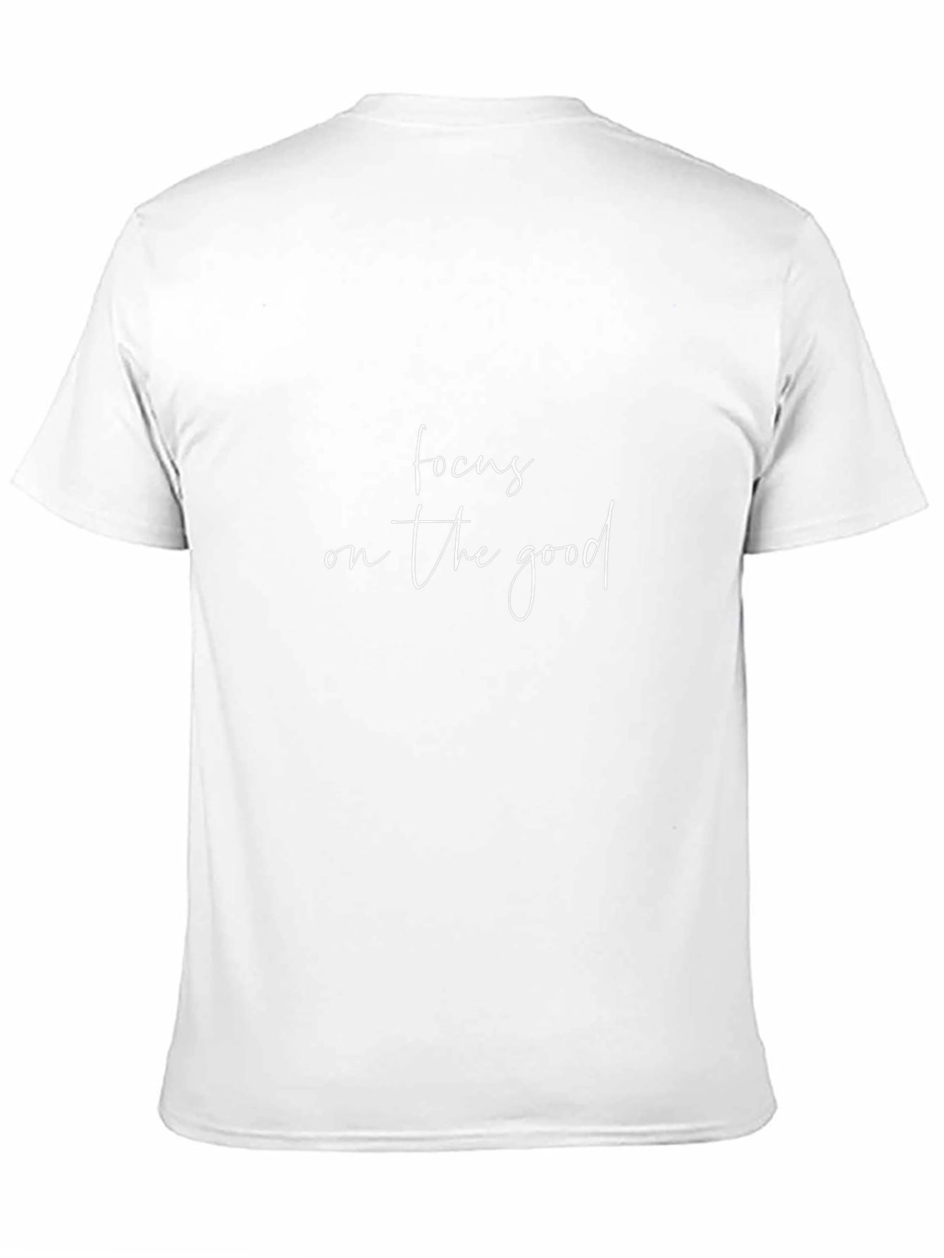 Focus on the Good Black Graphic Tee