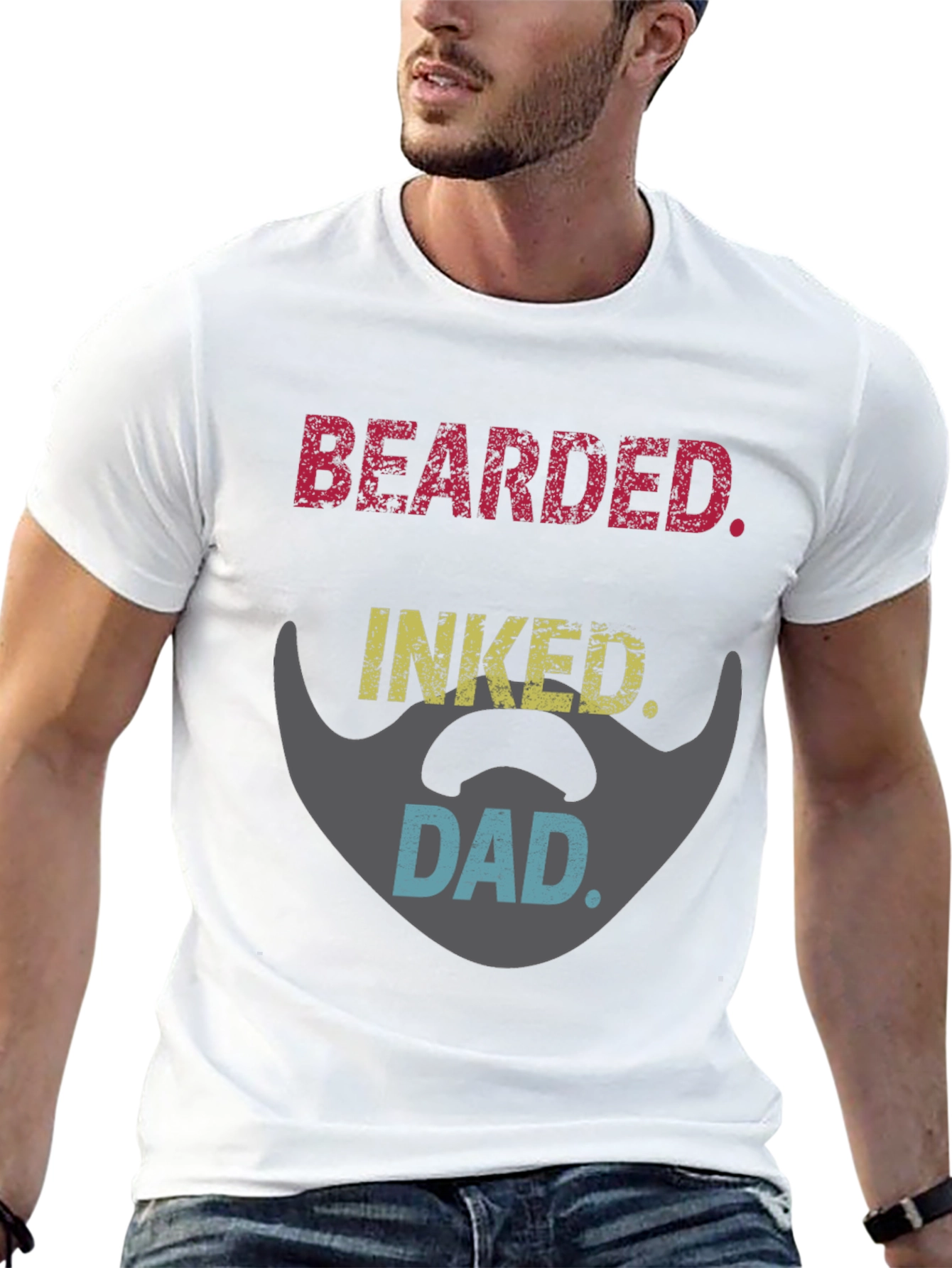 Bearded Inked Dad T-Shirt