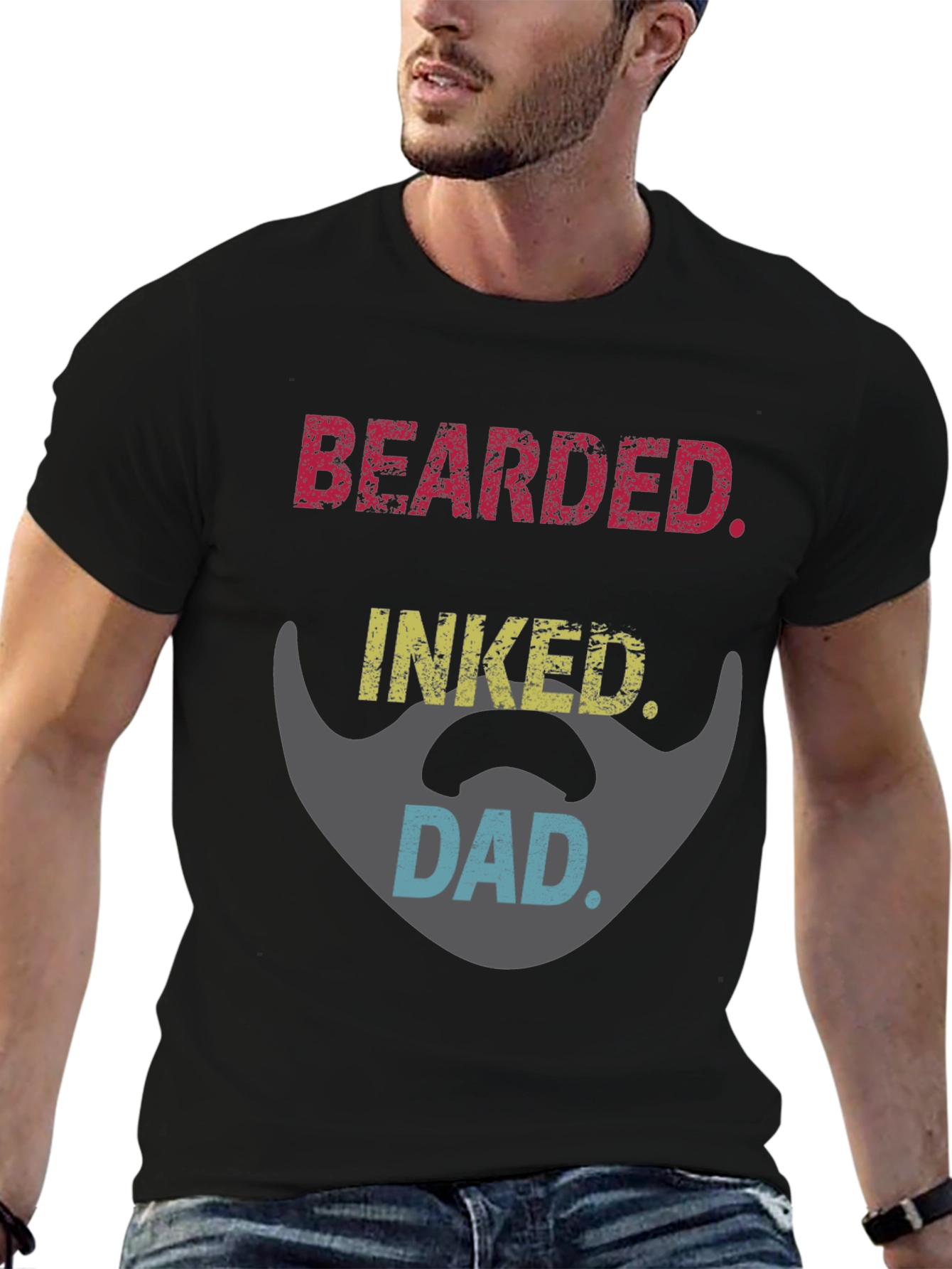 Bearded Inked Dad T-Shirt