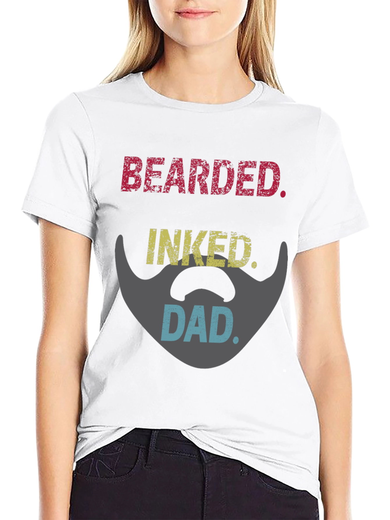Bearded Inked Dad T-Shirt