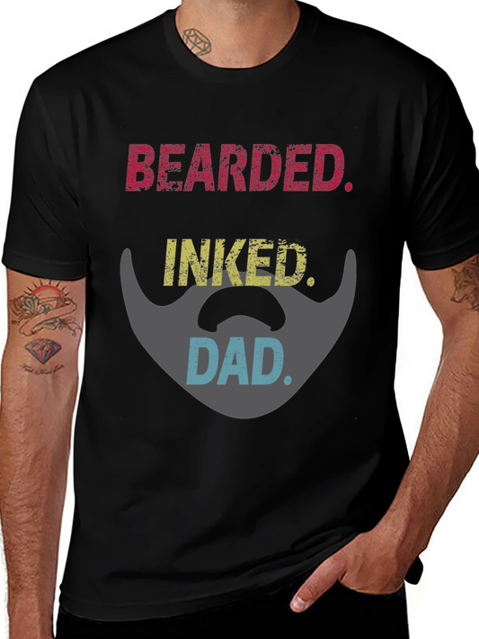 Bearded Inked Dad T-Shirt