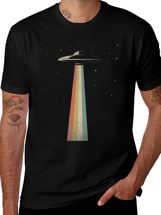 Retro UFO Abduction T-Shirt - Vintage Style