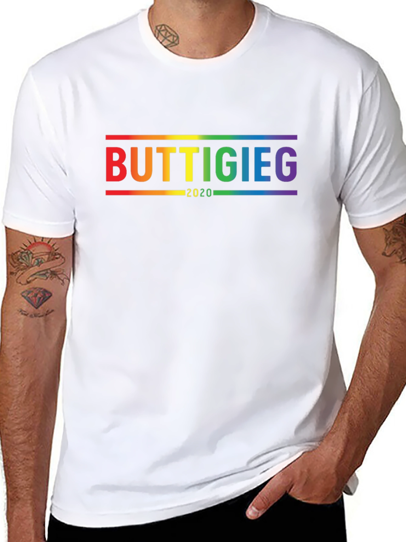 Buttigieg 2020 Rainbow Pride T-Shirt