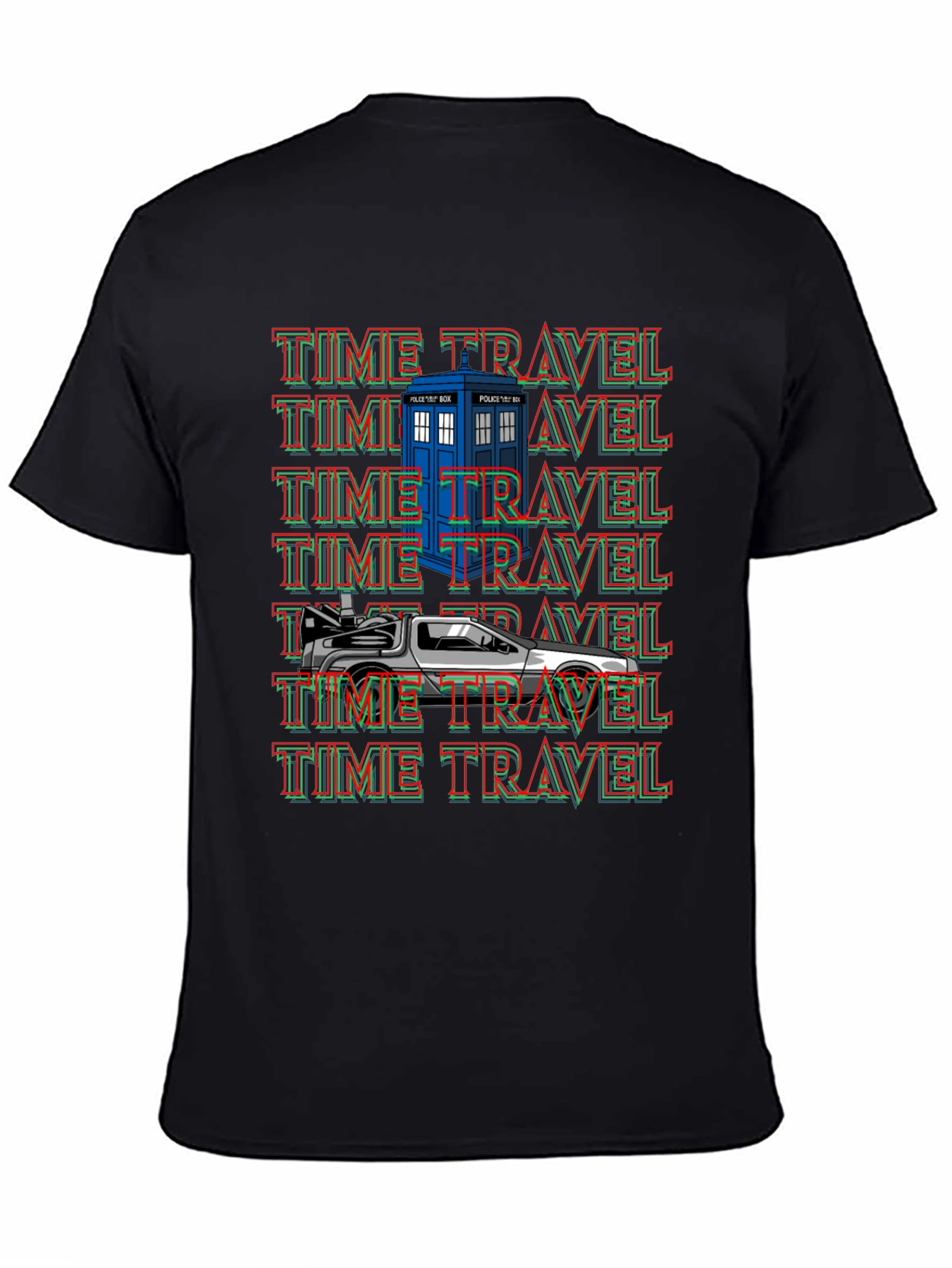 Time Travel T-Shirt: Doctor Who & DeLorean