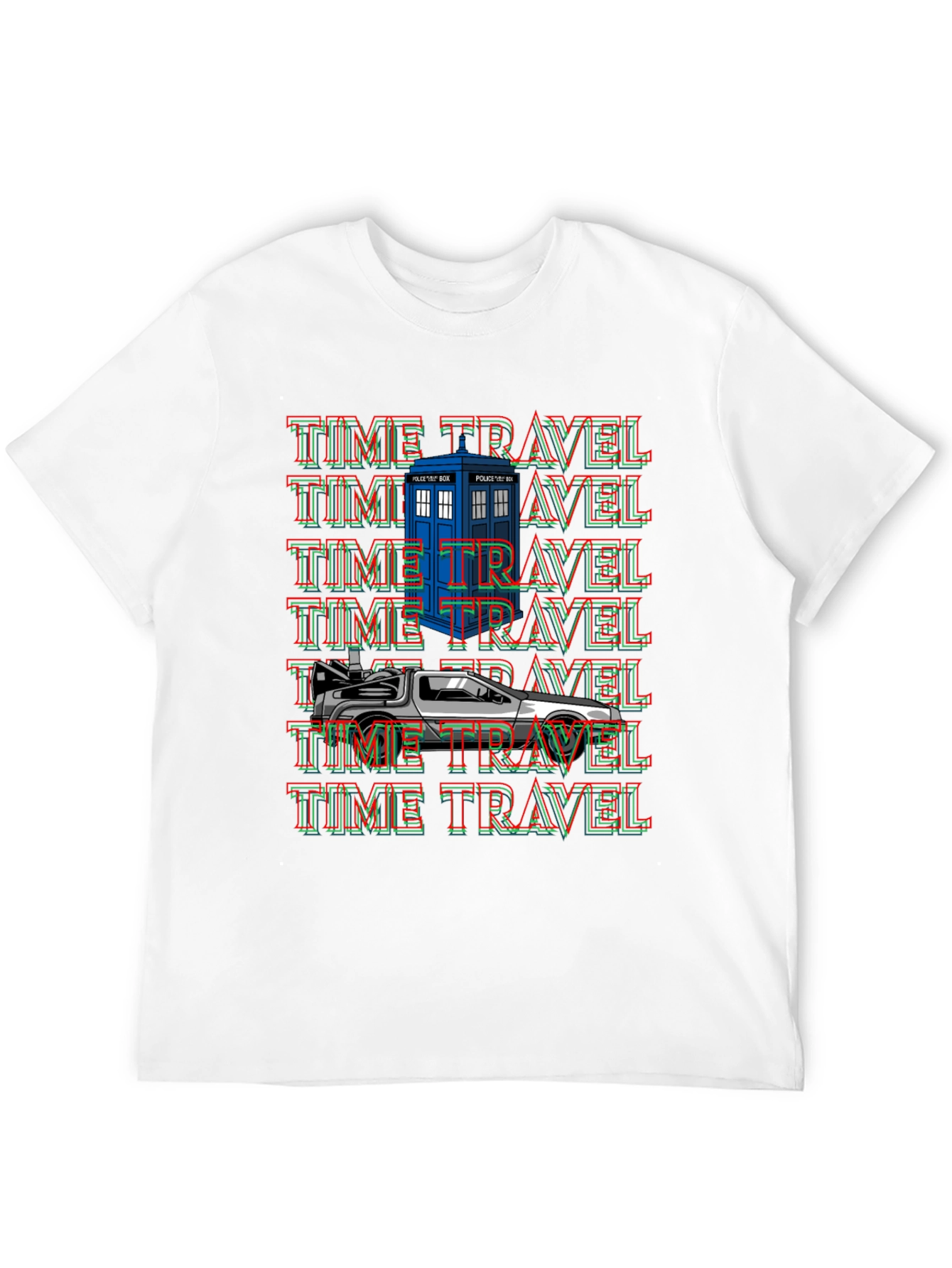 Time Travel T-Shirt: Doctor Who & DeLorean