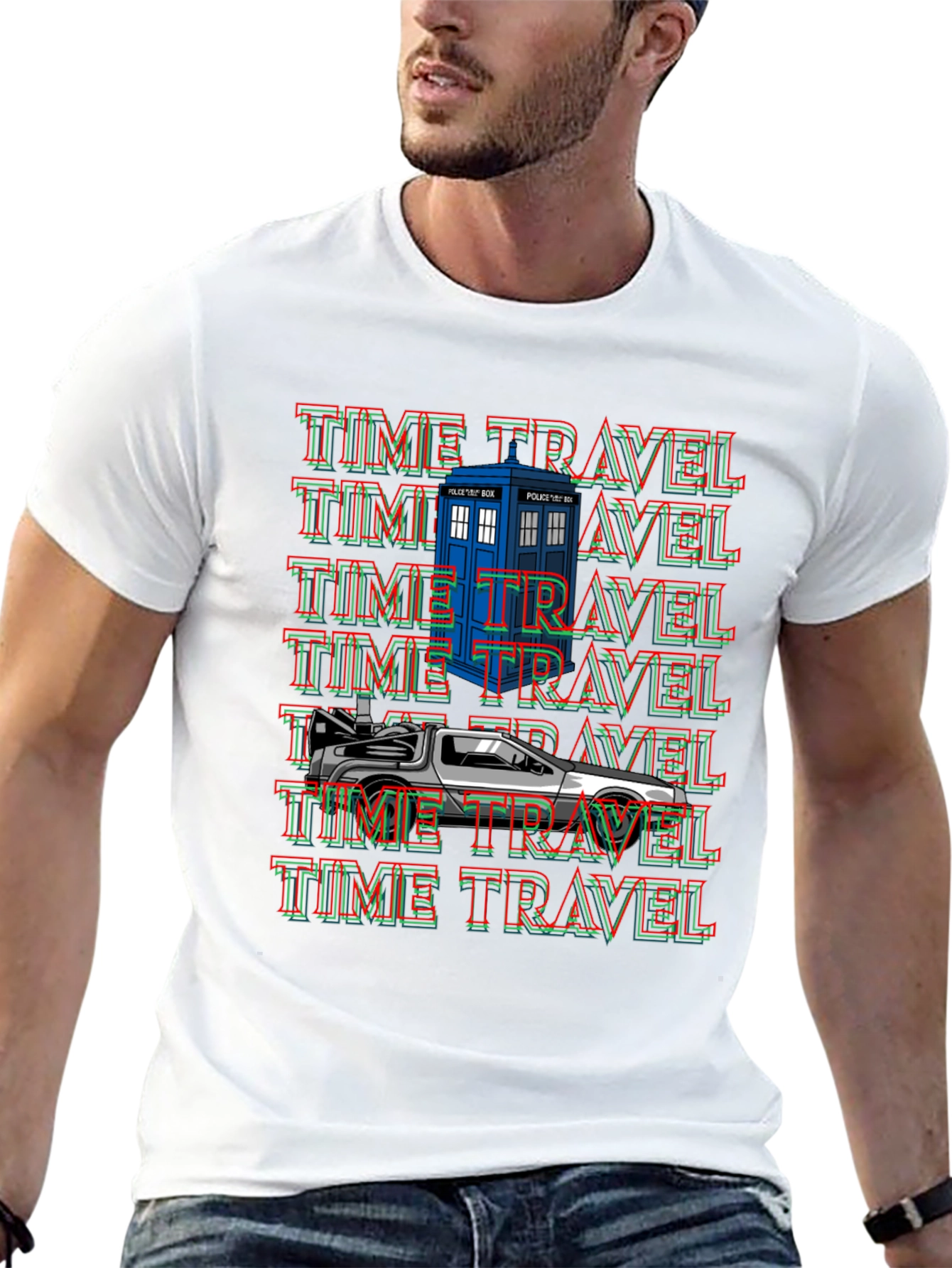 Time Travel T-Shirt: Doctor Who & DeLorean