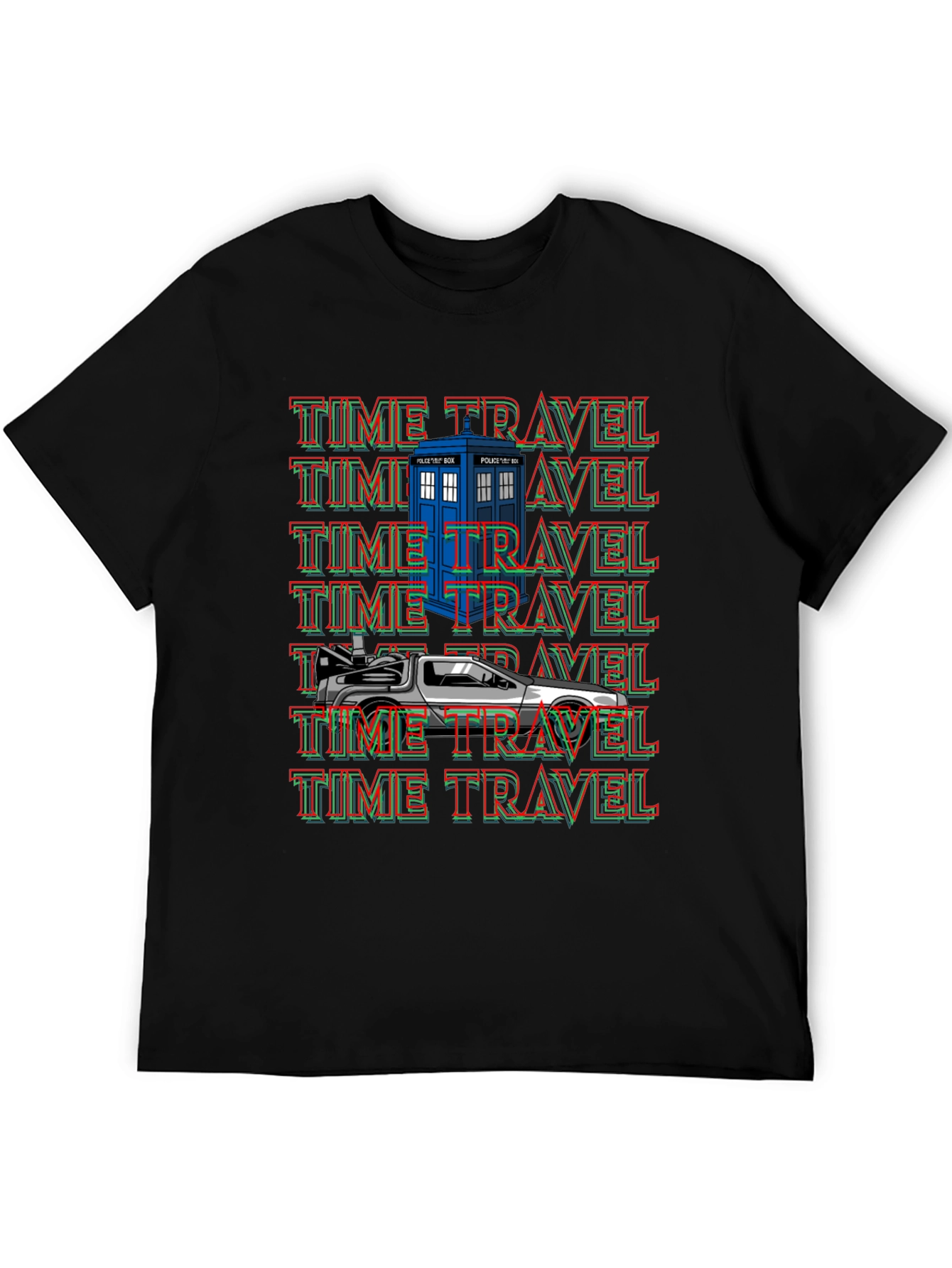 Time Travel T-Shirt: Doctor Who & DeLorean