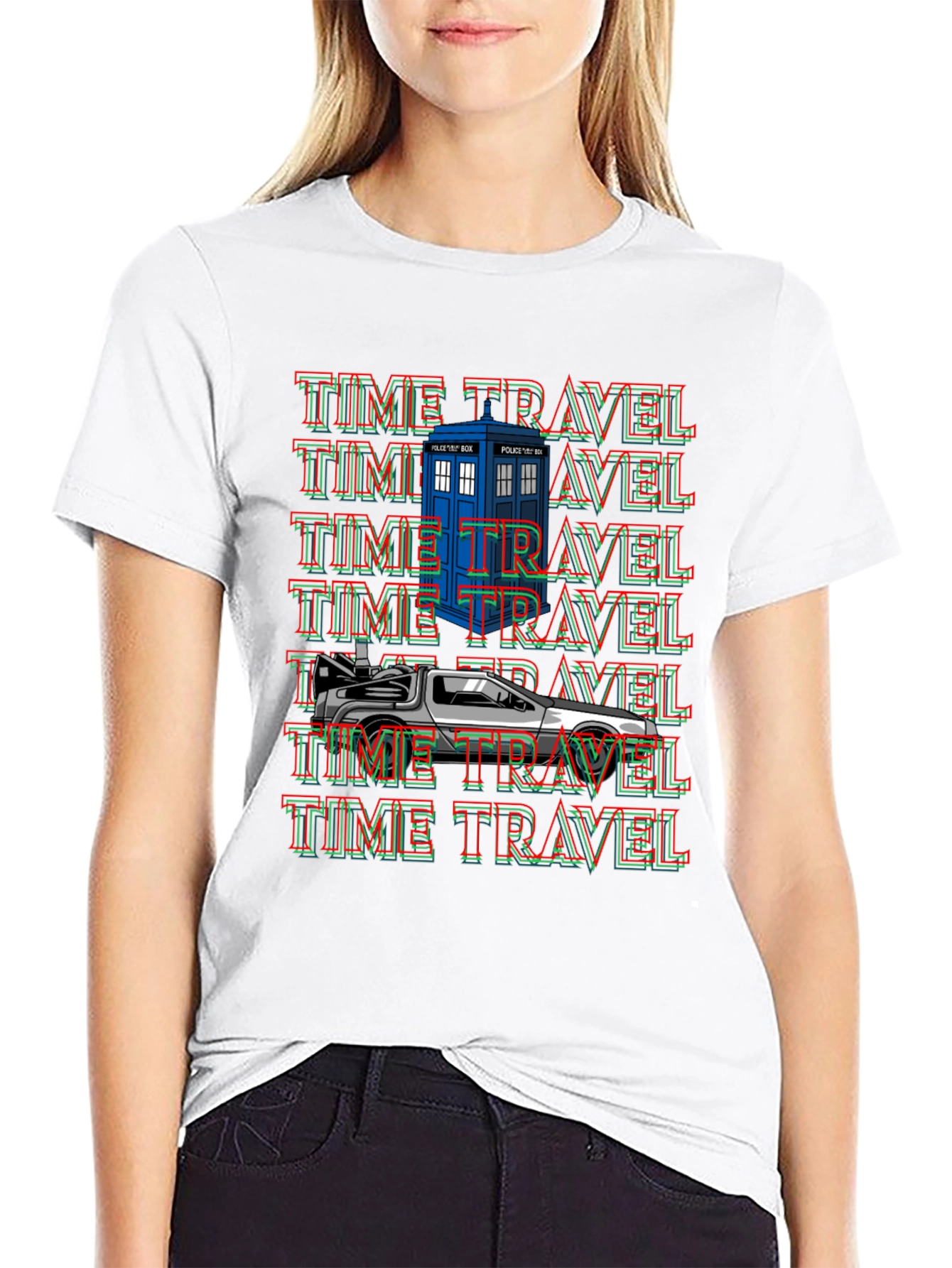 Time Travel T-Shirt: Doctor Who & DeLorean
