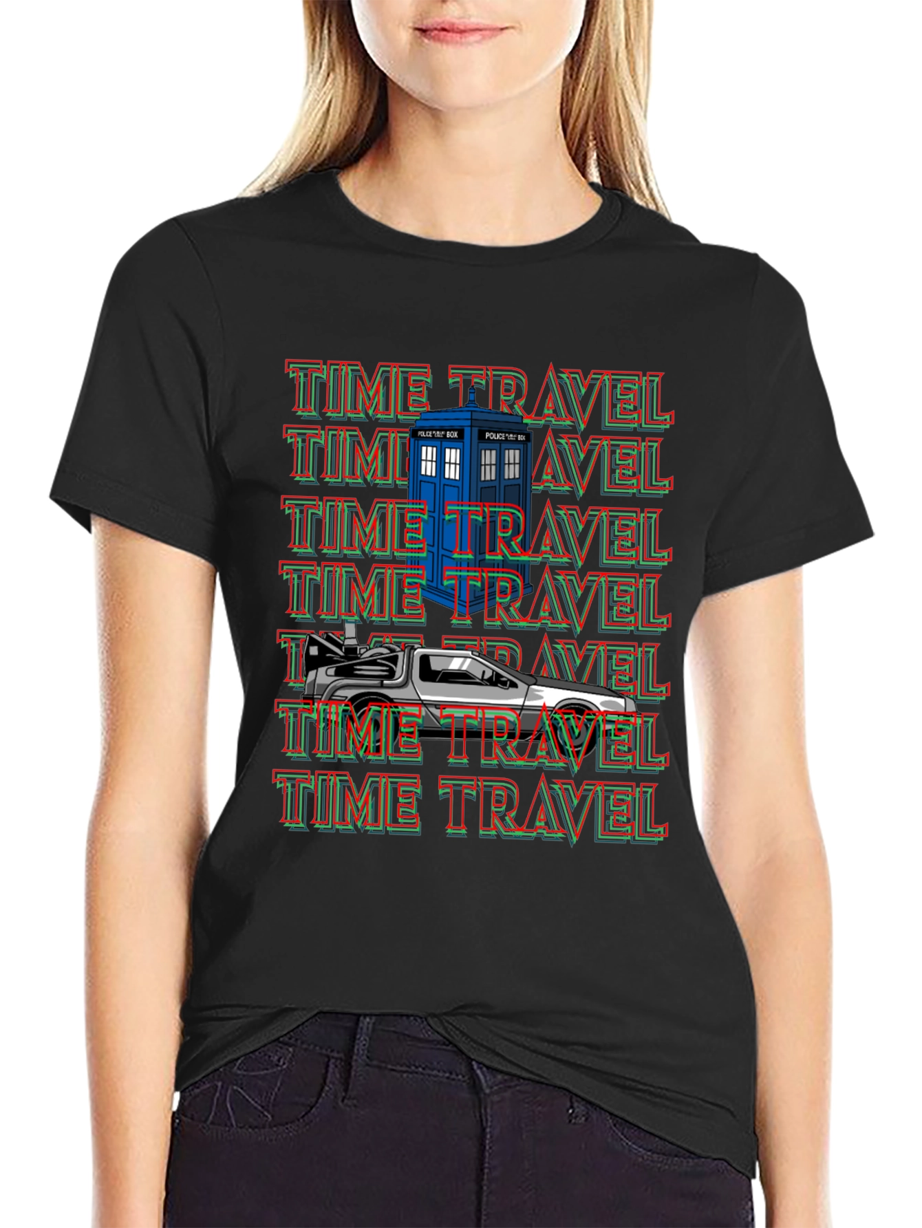 Time Travel T-Shirt: Doctor Who & DeLorean