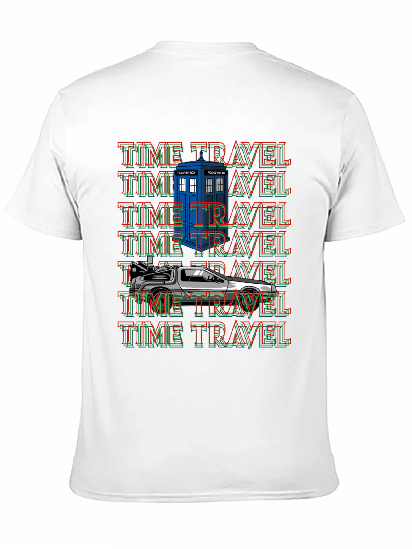 Time Travel T-Shirt: Doctor Who & DeLorean