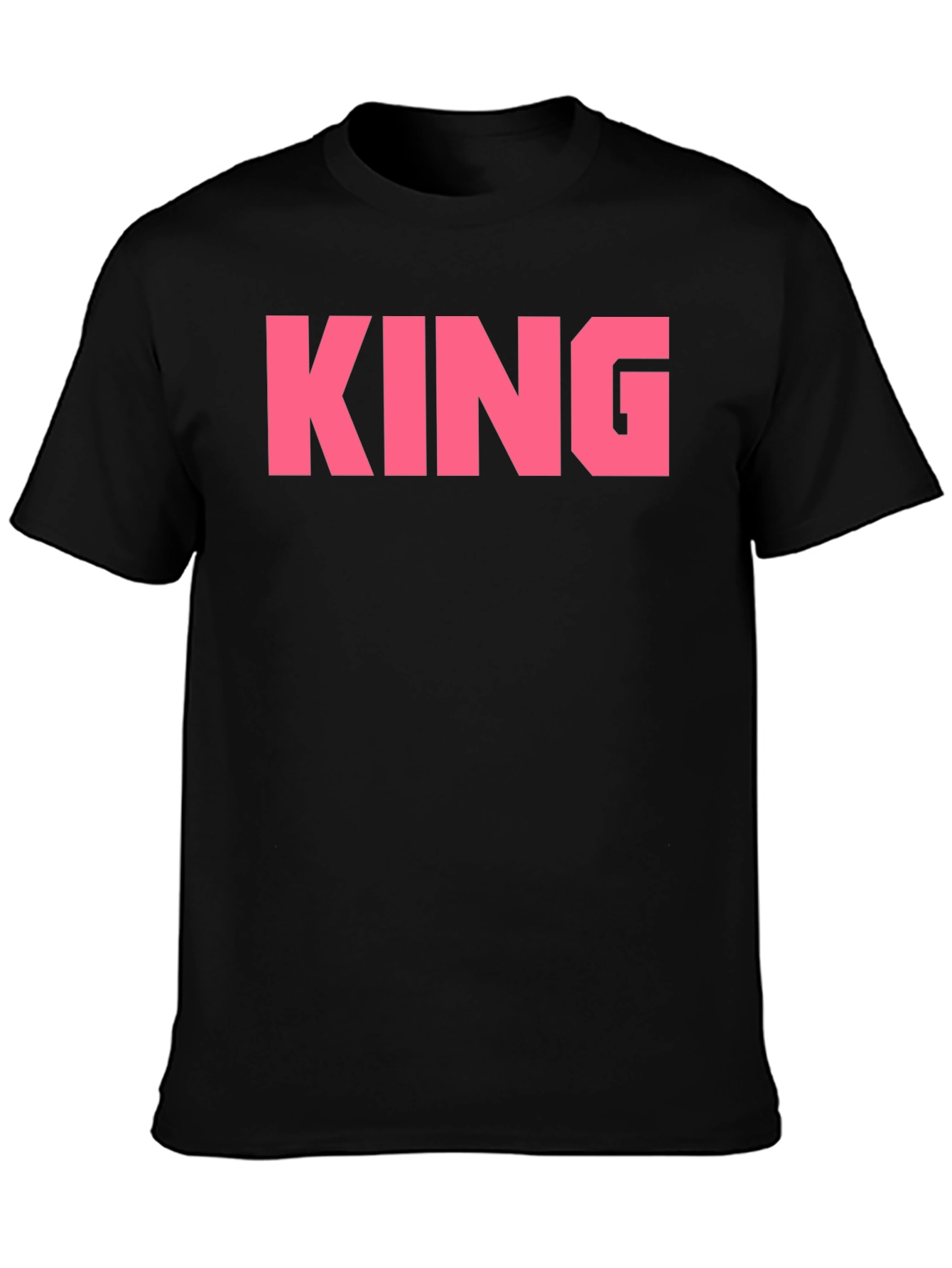 KING Statement Graphic Tee - Bold Style Classic Fit