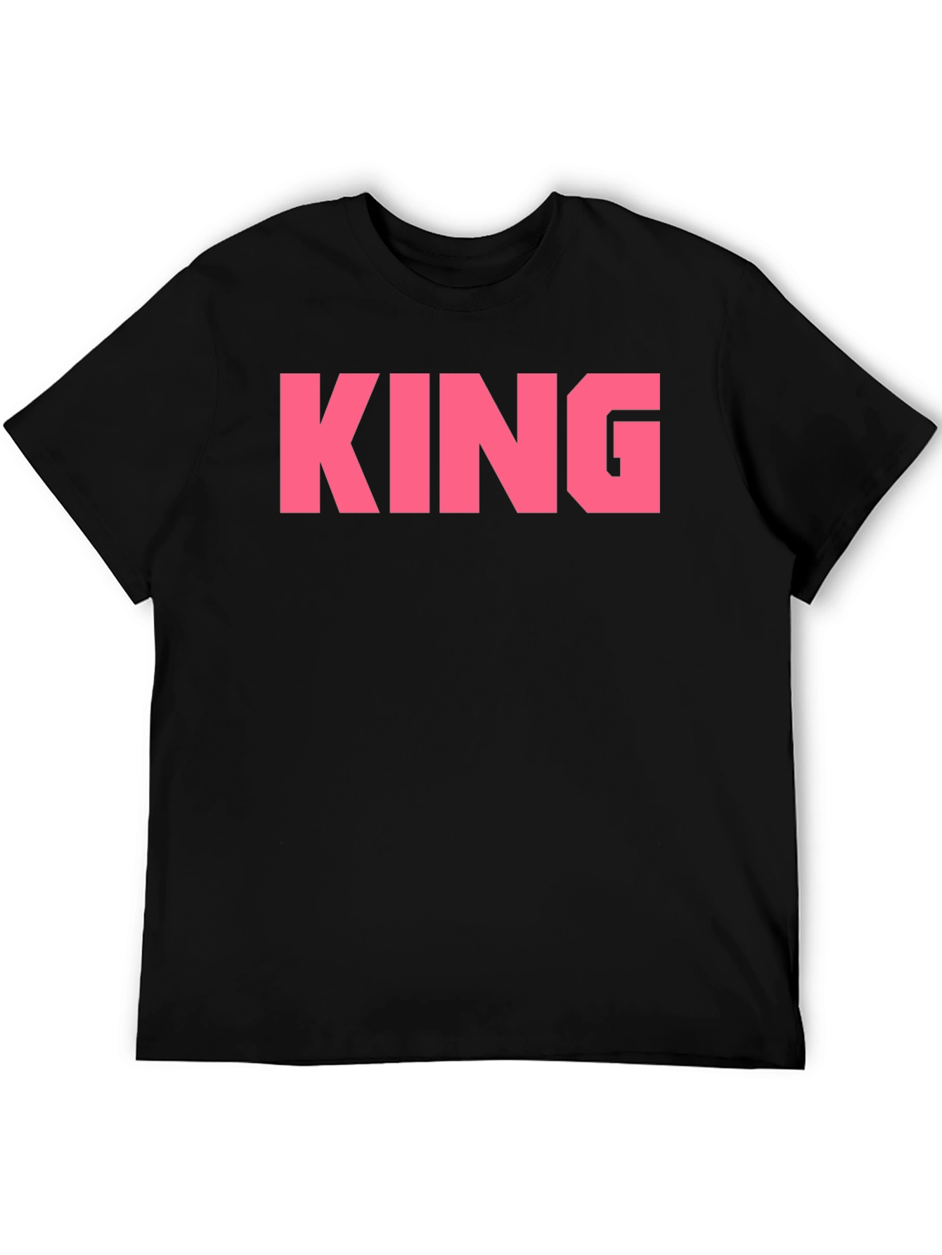 KING Statement Graphic Tee - Bold Style Classic Fit