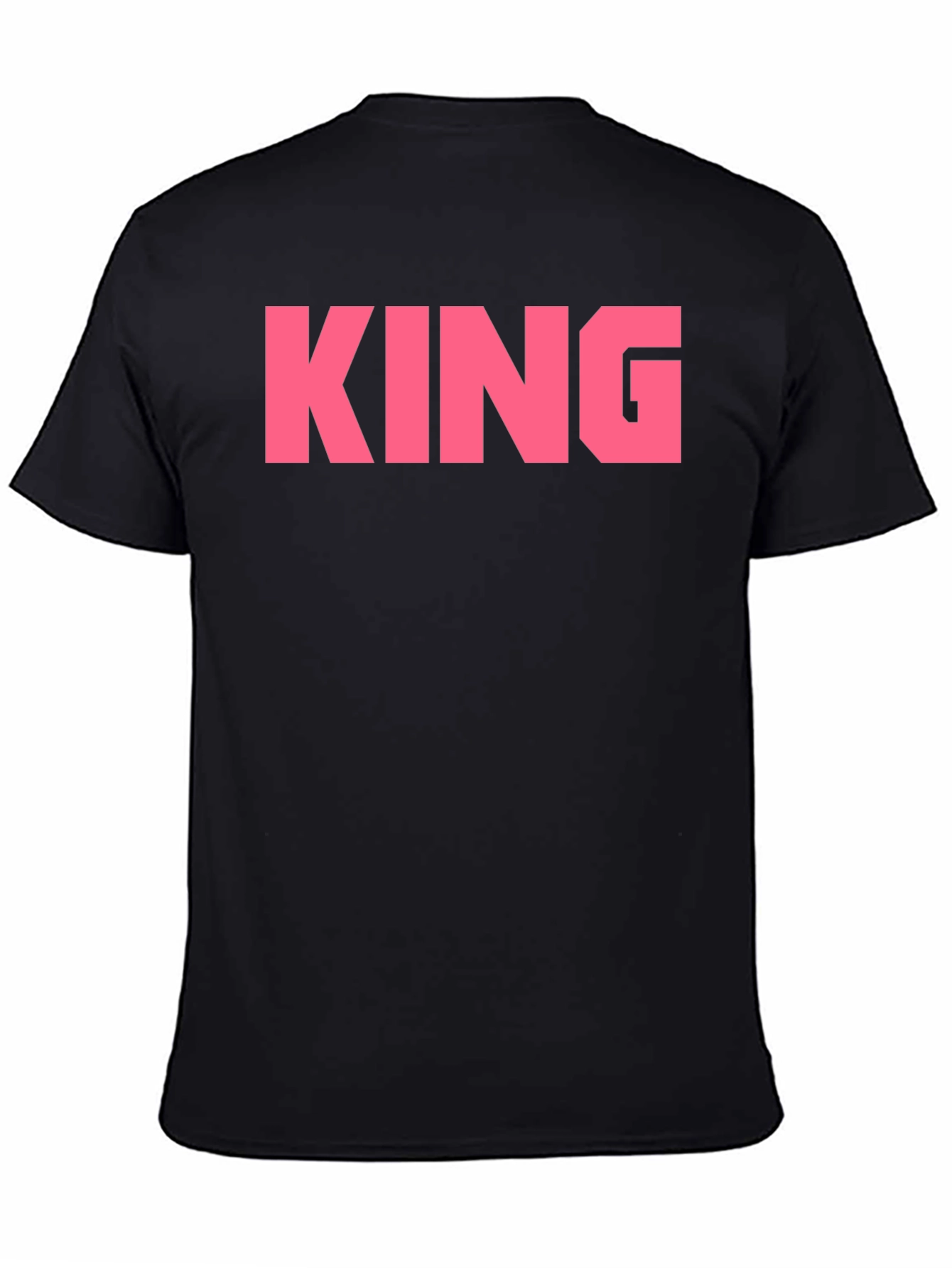 KING Statement Graphic Tee - Bold Style Classic Fit
