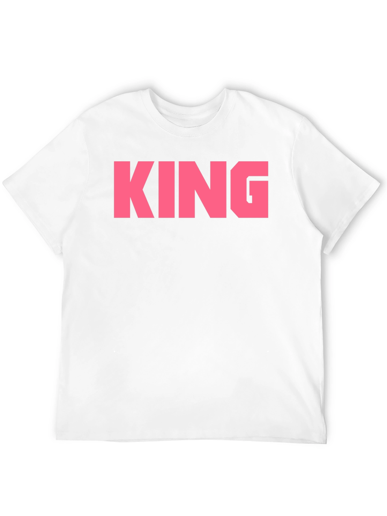 KING Statement Graphic Tee - Bold Style Classic Fit