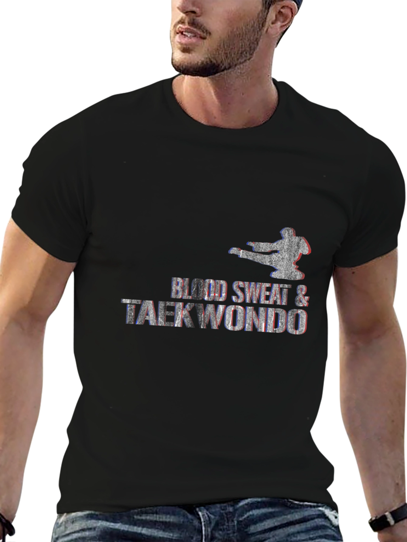 Blood Sweat & Tae Kwon Do Graphic T-Shirt
