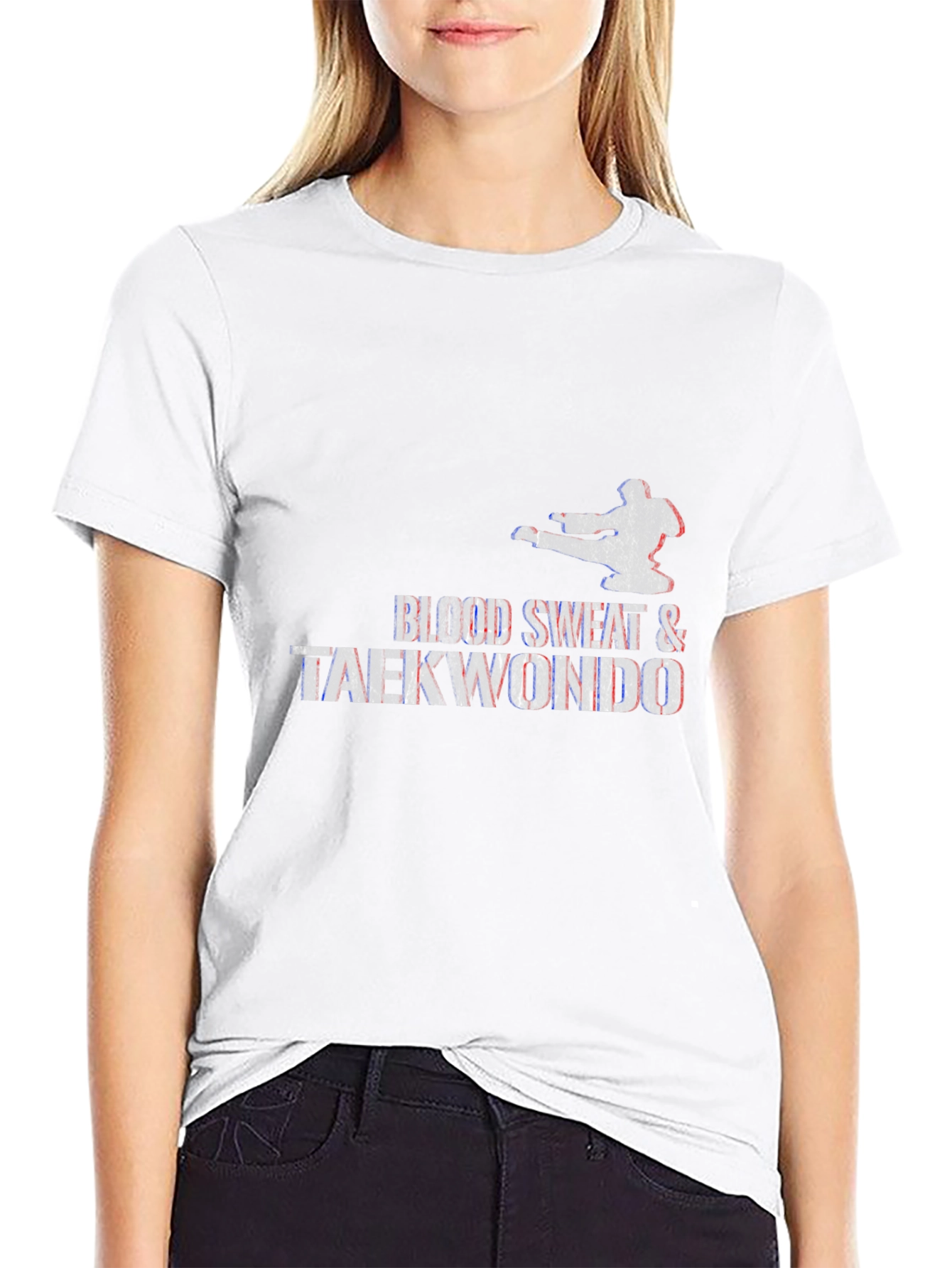 Blood Sweat & Tae Kwon Do Graphic T-Shirt