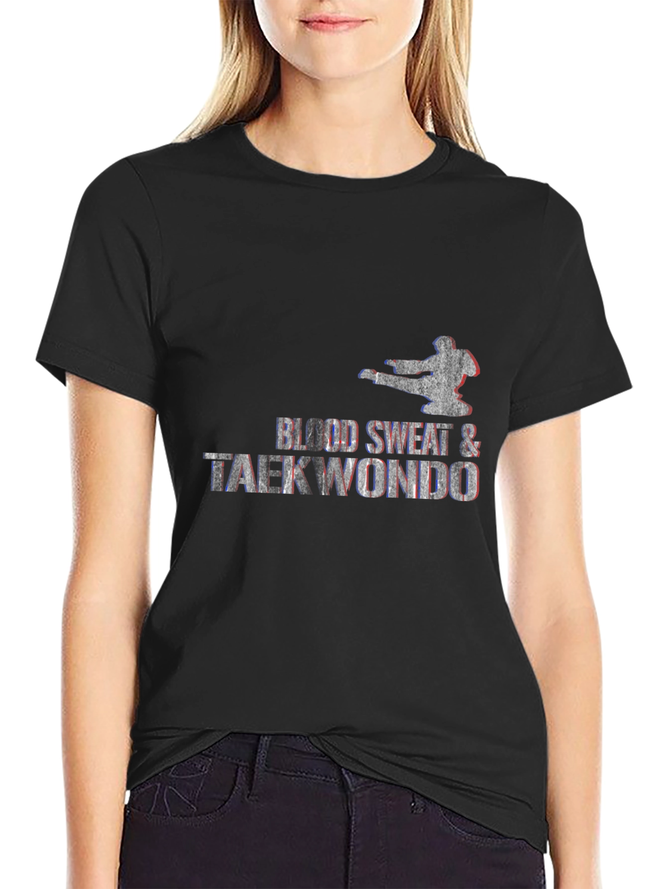 Blood Sweat & Tae Kwon Do Graphic T-Shirt
