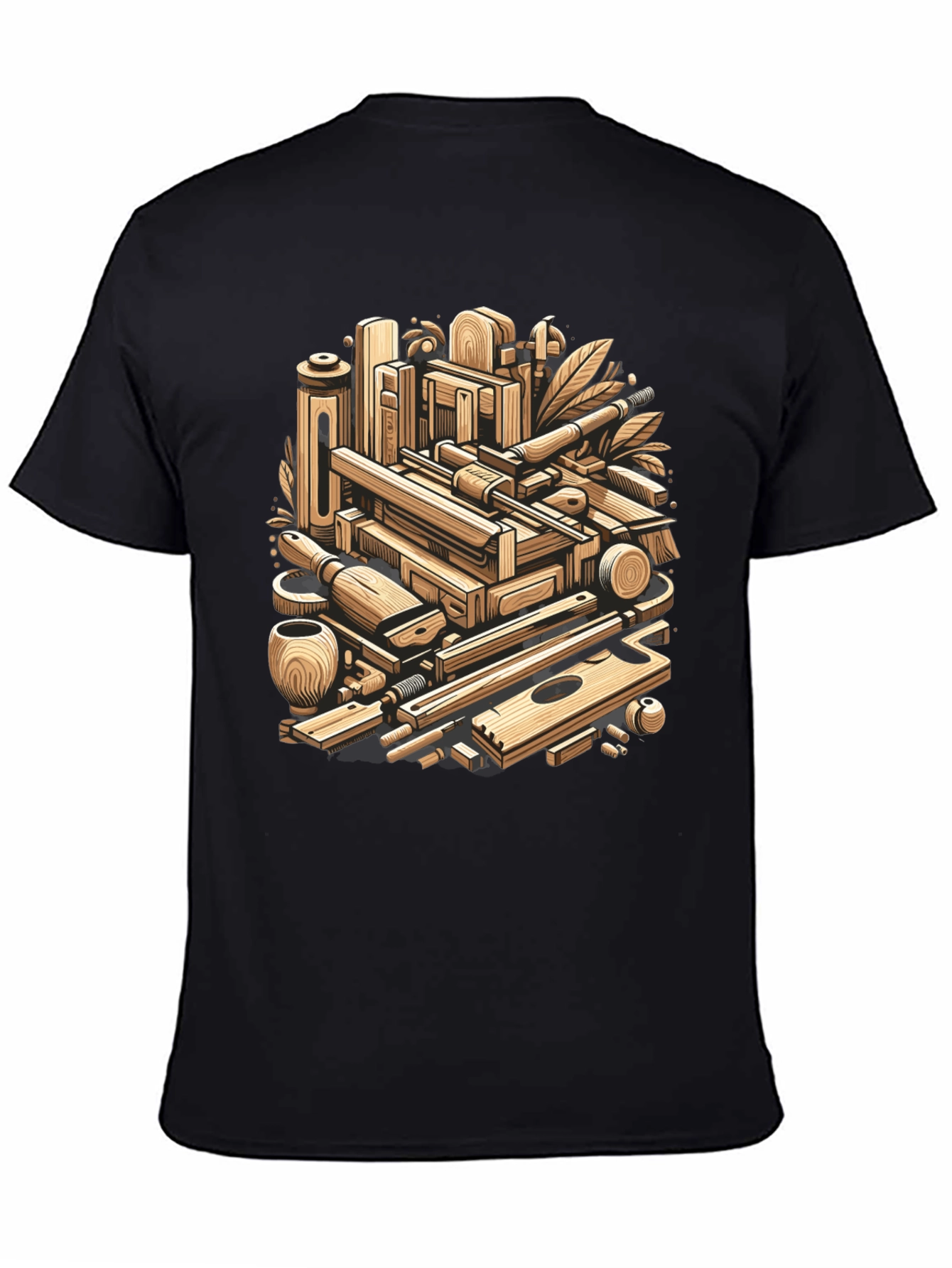 Artisans Tools Graphic T-Shirt - Woodworking Design