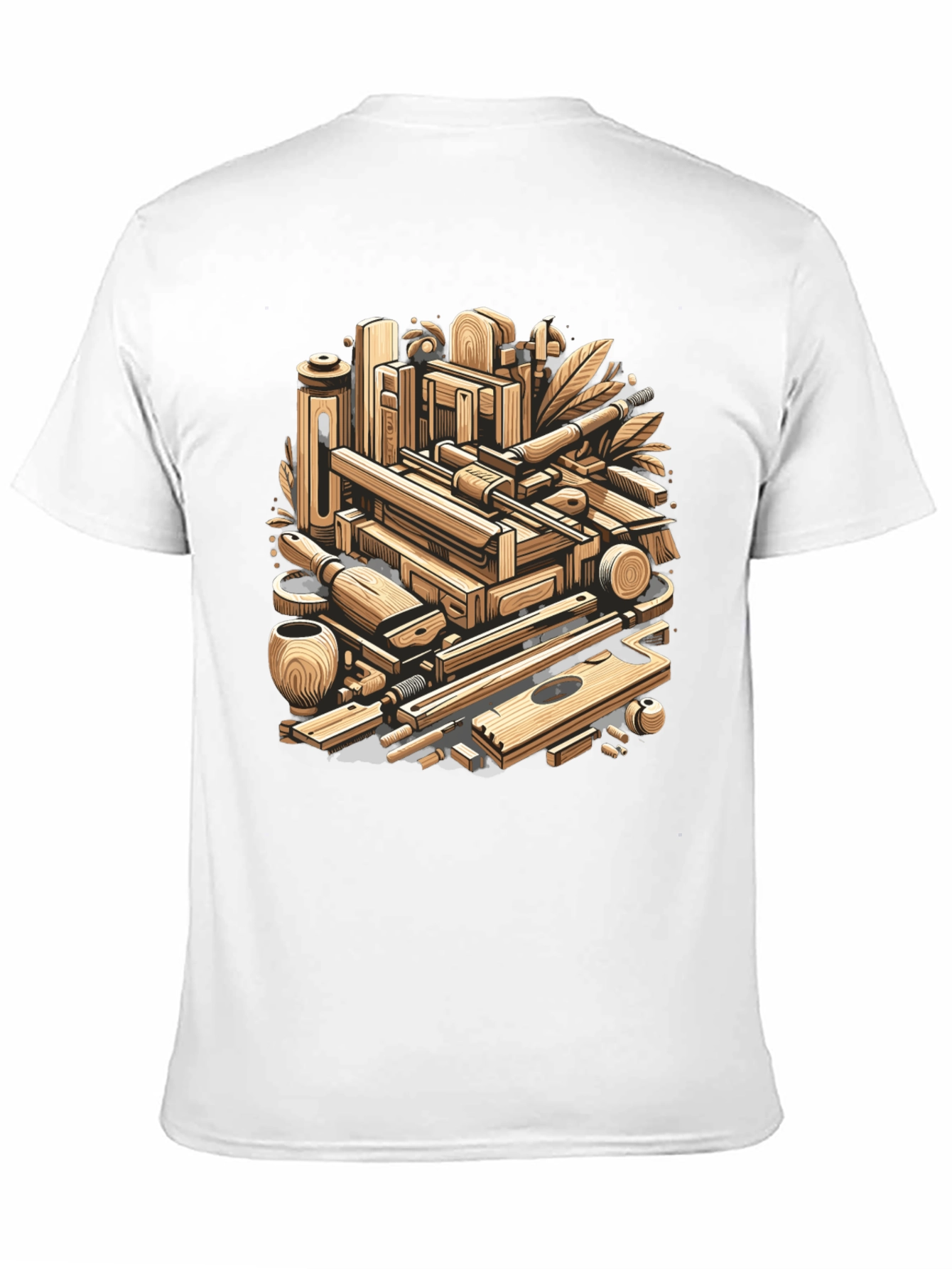 Artisans Tools Graphic T-Shirt - Woodworking Design