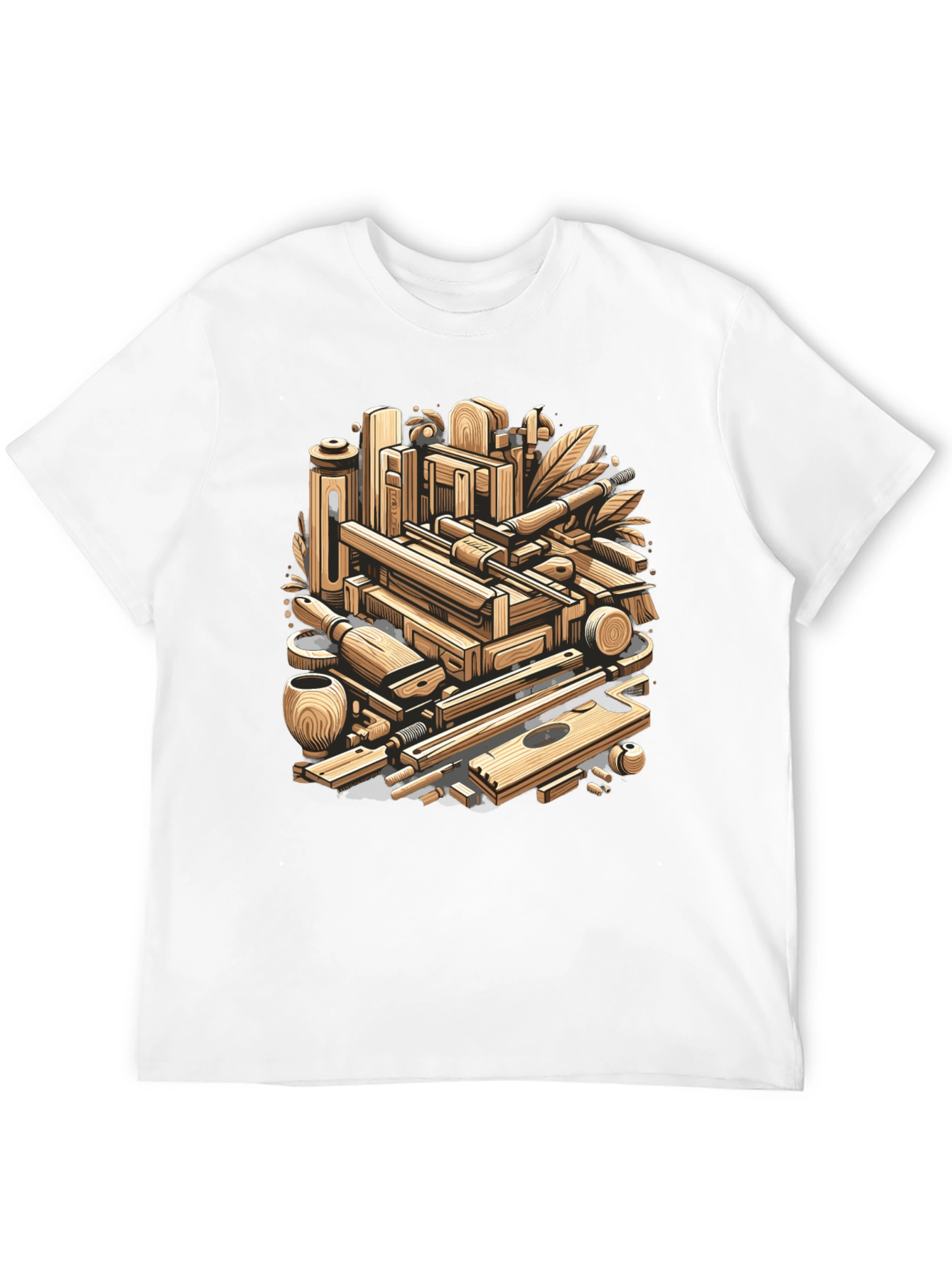 Artisans Tools Graphic T-Shirt - Woodworking Design
