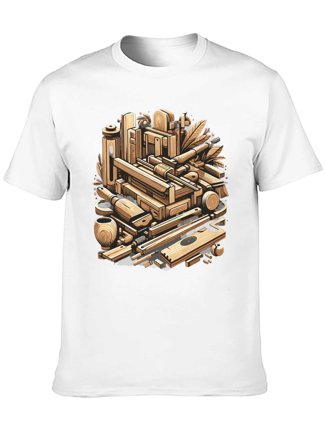Artisans Tools Graphic T-Shirt - Woodworking Design