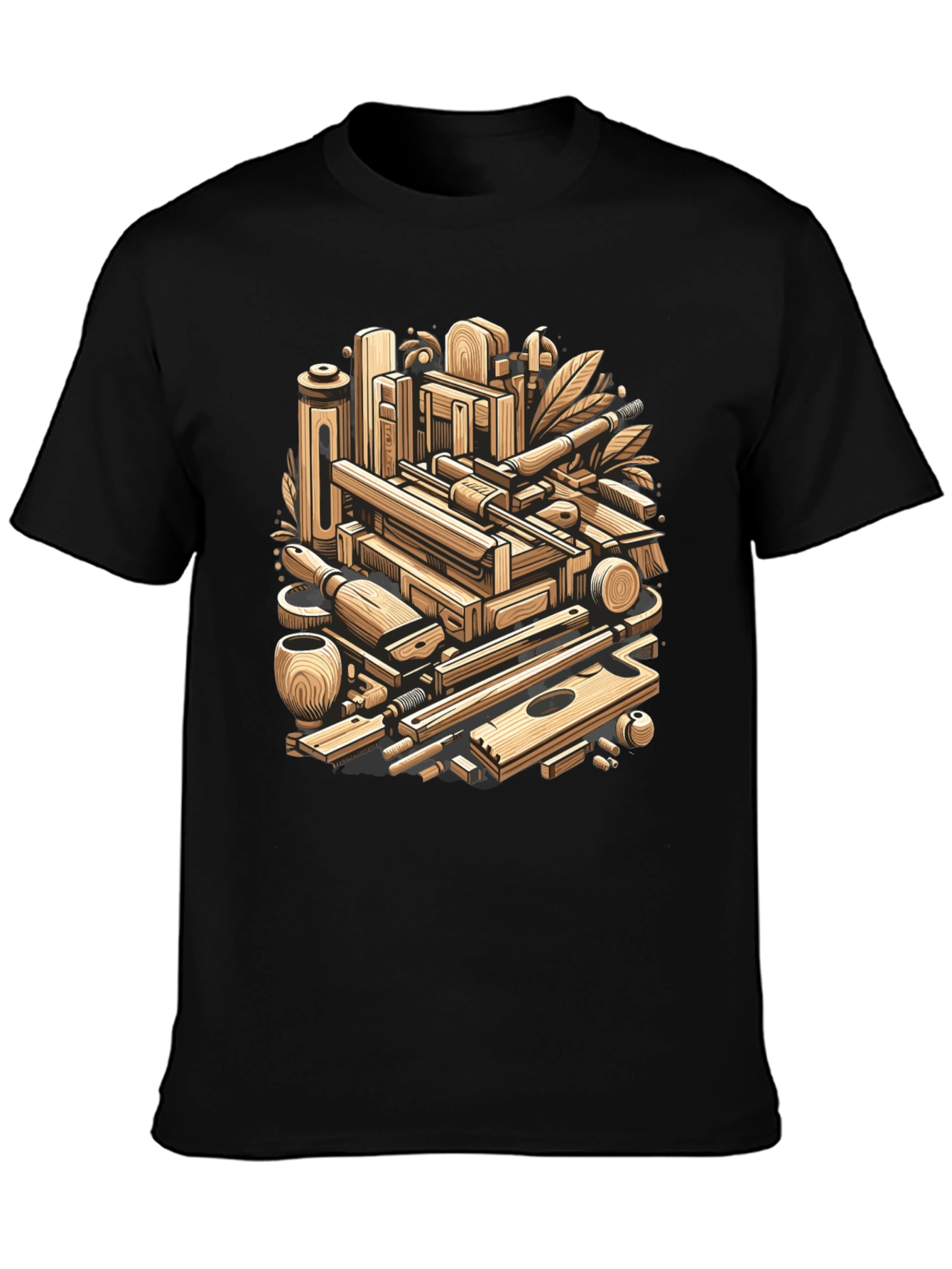 Artisans Tools Graphic T-Shirt - Woodworking Design