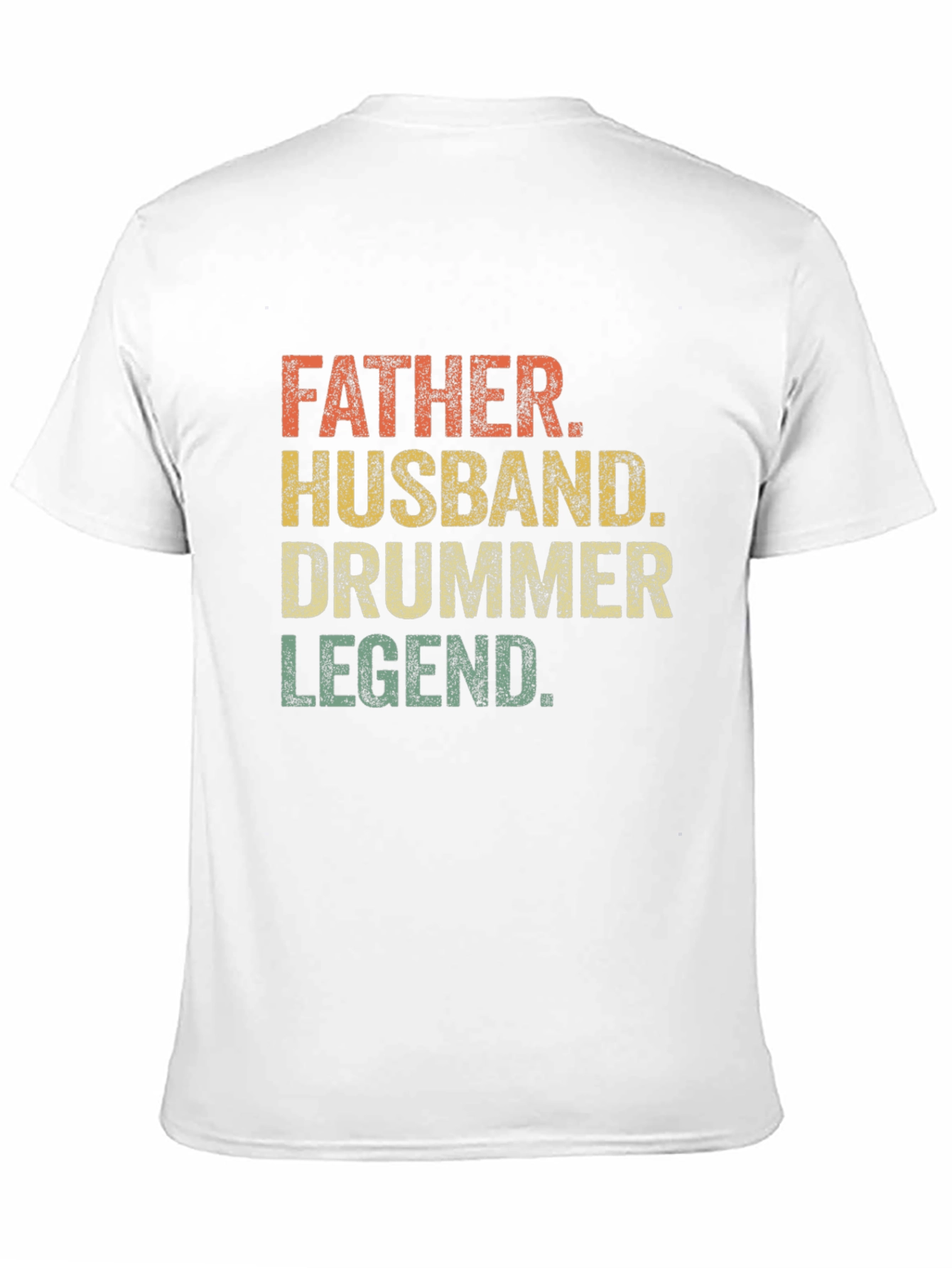 Father Husband Drummer Legend Graphic Tee