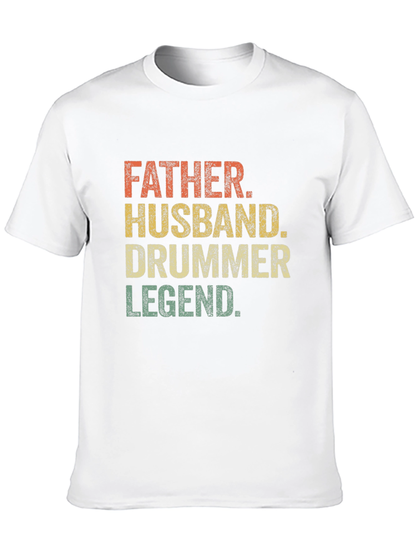 Father Husband Drummer Legend Graphic Tee