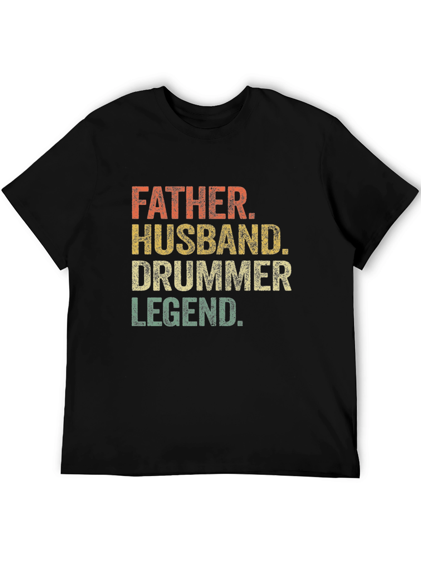 Father Husband Drummer Legend Graphic Tee