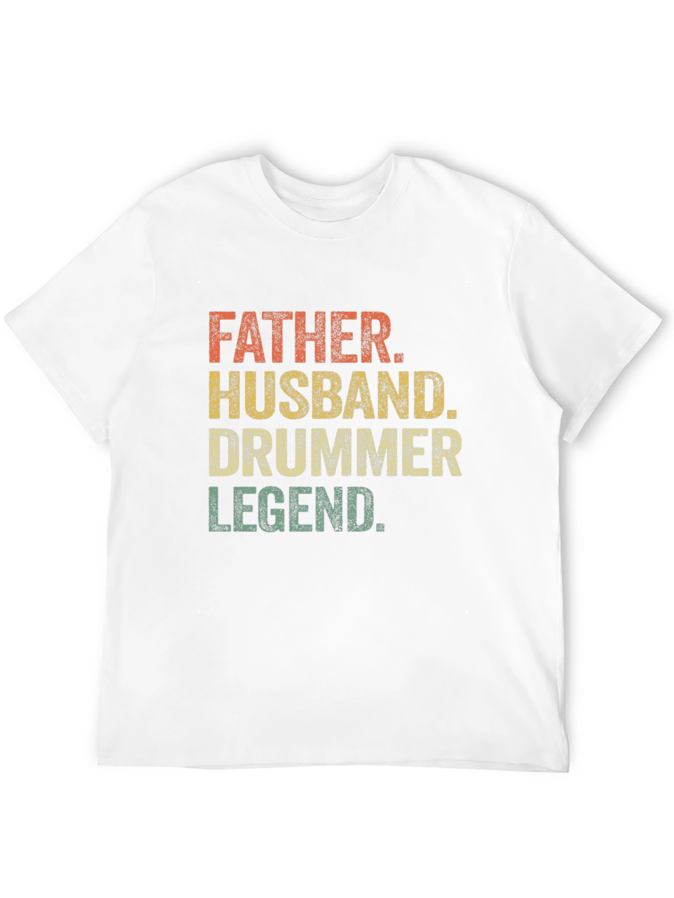 Father Husband Drummer Legend Graphic Tee