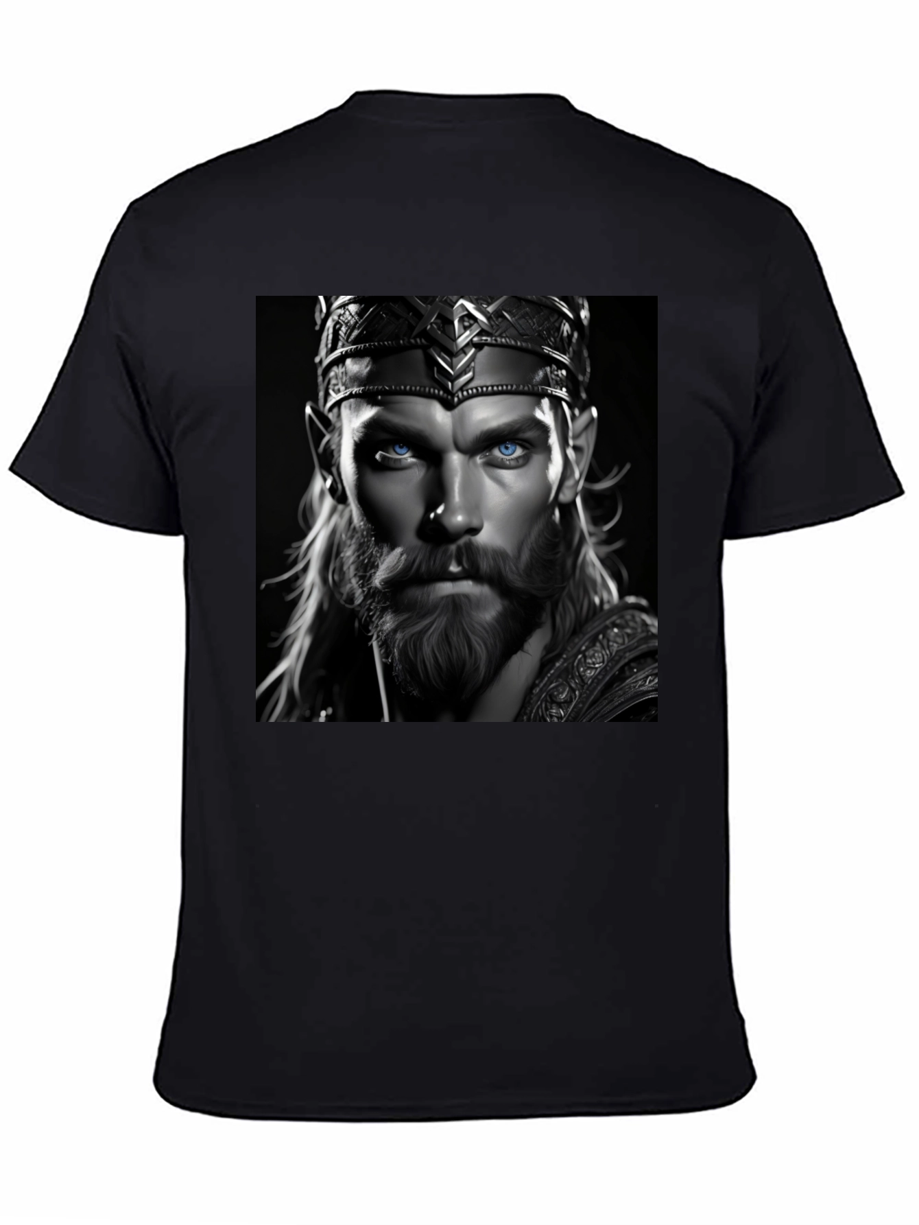 King Portrait Graphic Tee - Black
