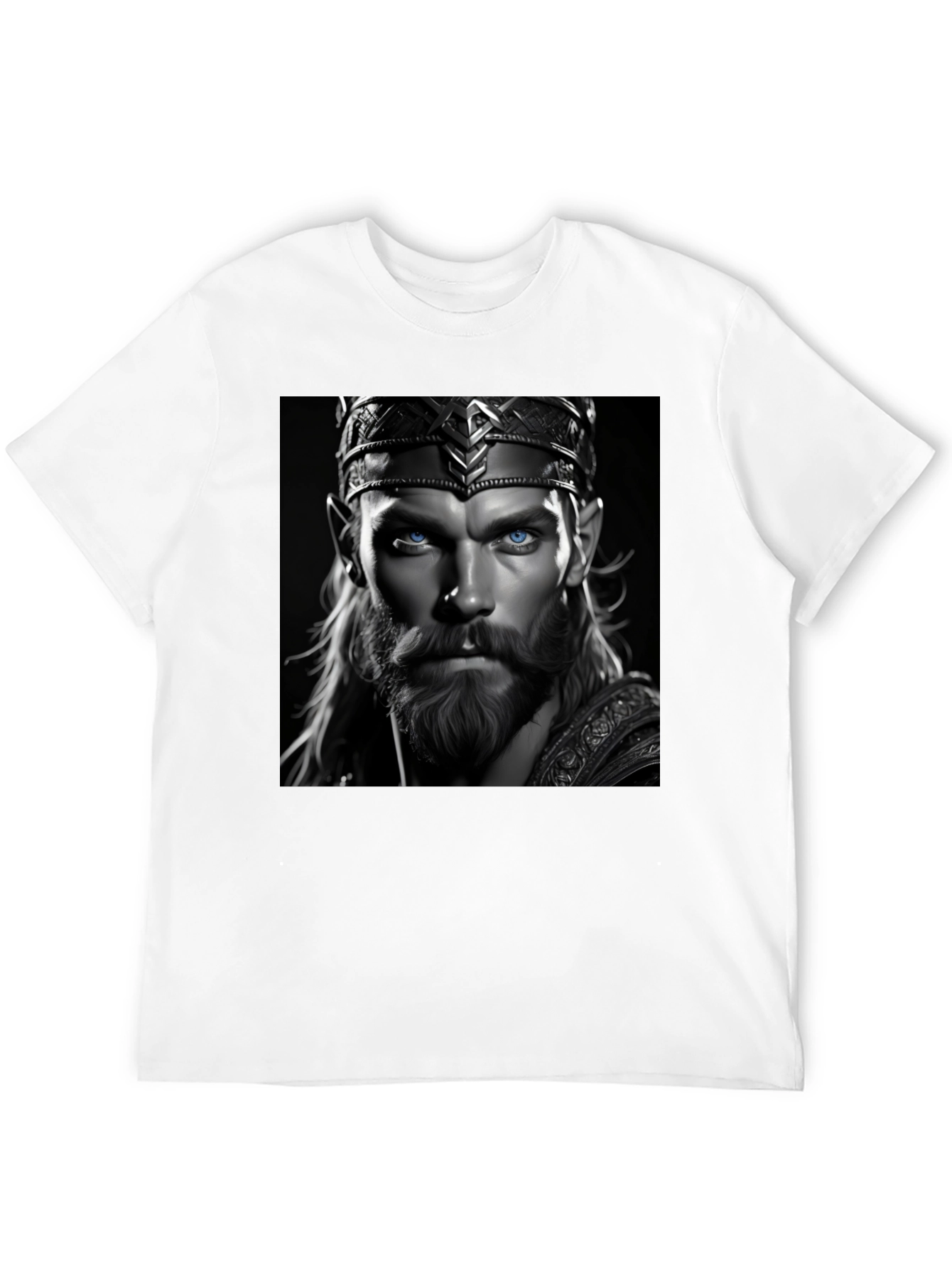 King Portrait Graphic Tee - Black