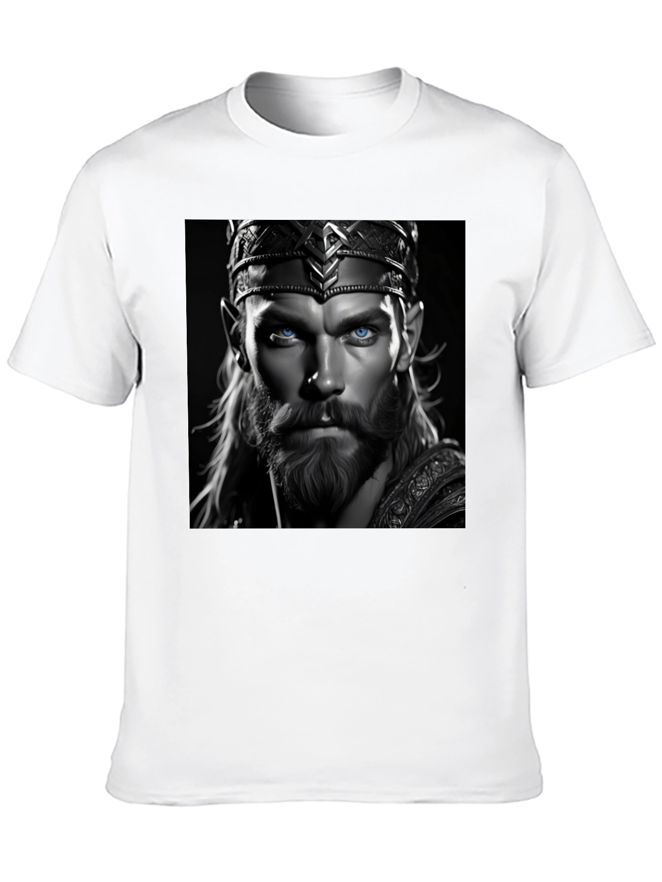 King Portrait Graphic Tee - Black