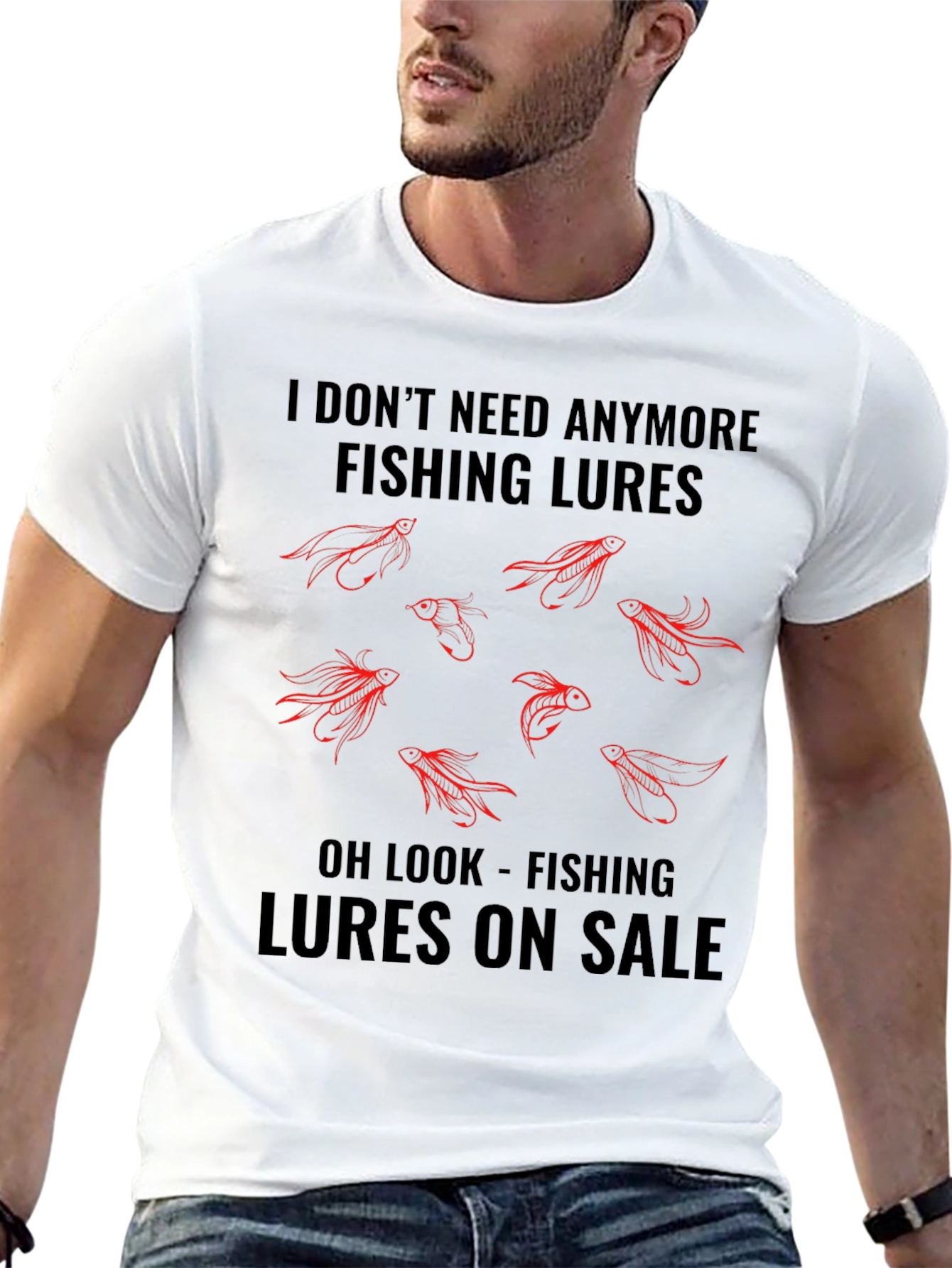 Fishing Lures Graphic Tee - Anglers Humor