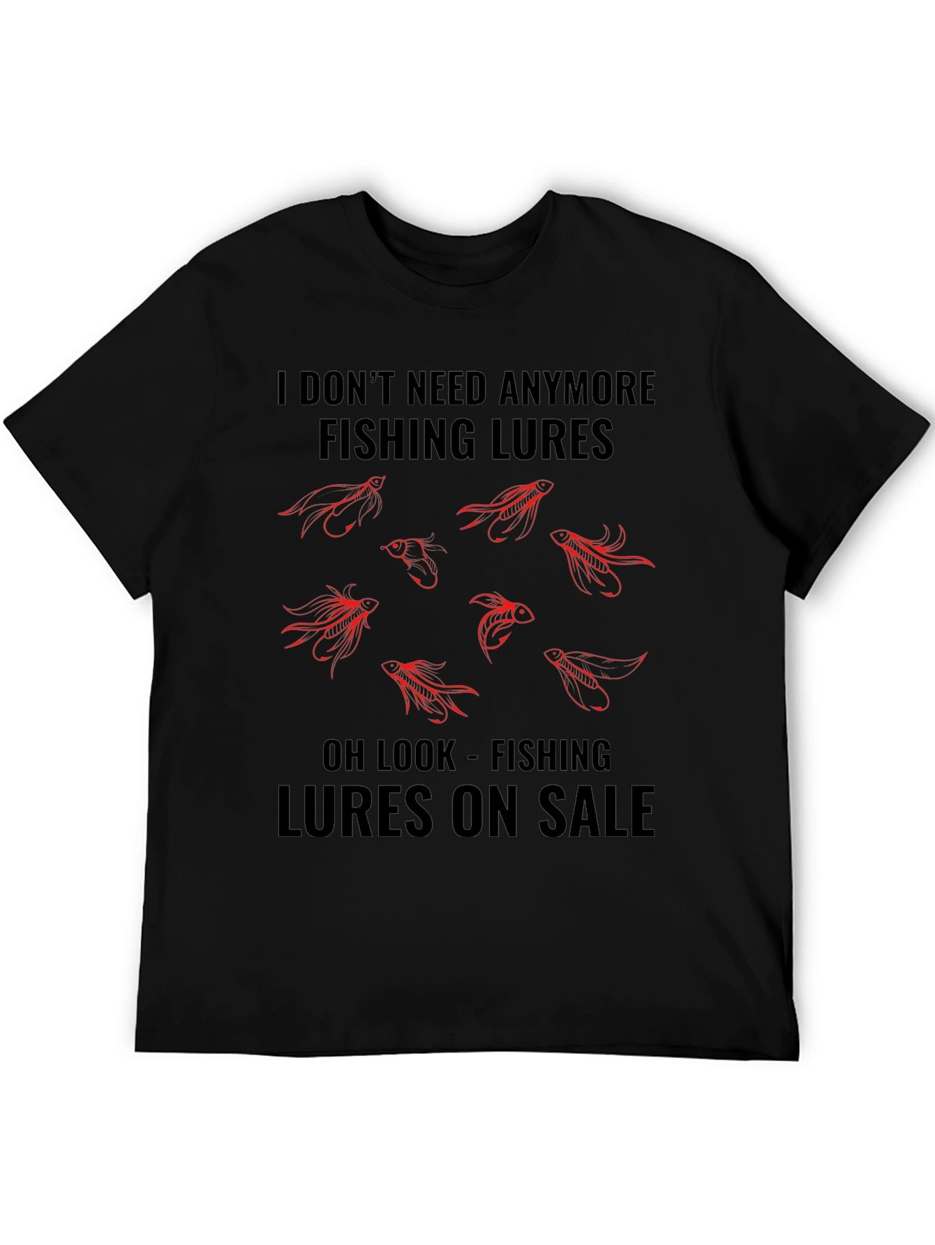 Fishing Lures Graphic Tee - Anglers Humor
