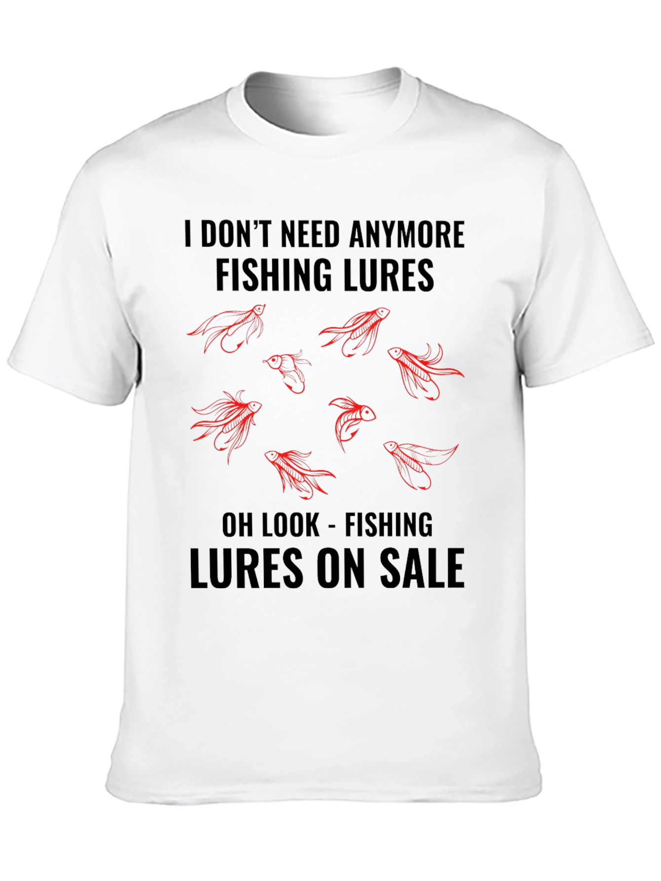 Fishing Lures Graphic Tee - Anglers Humor