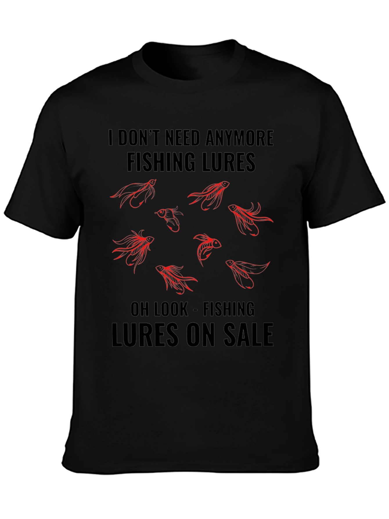 Fishing Lures Graphic Tee - Anglers Humor