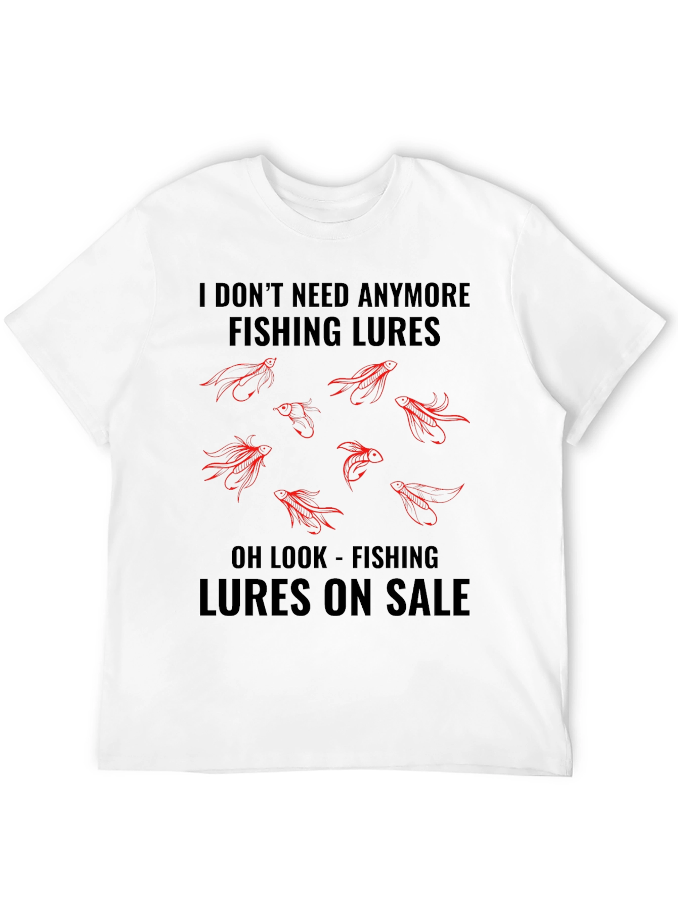 Fishing Lures Graphic Tee - Anglers Humor
