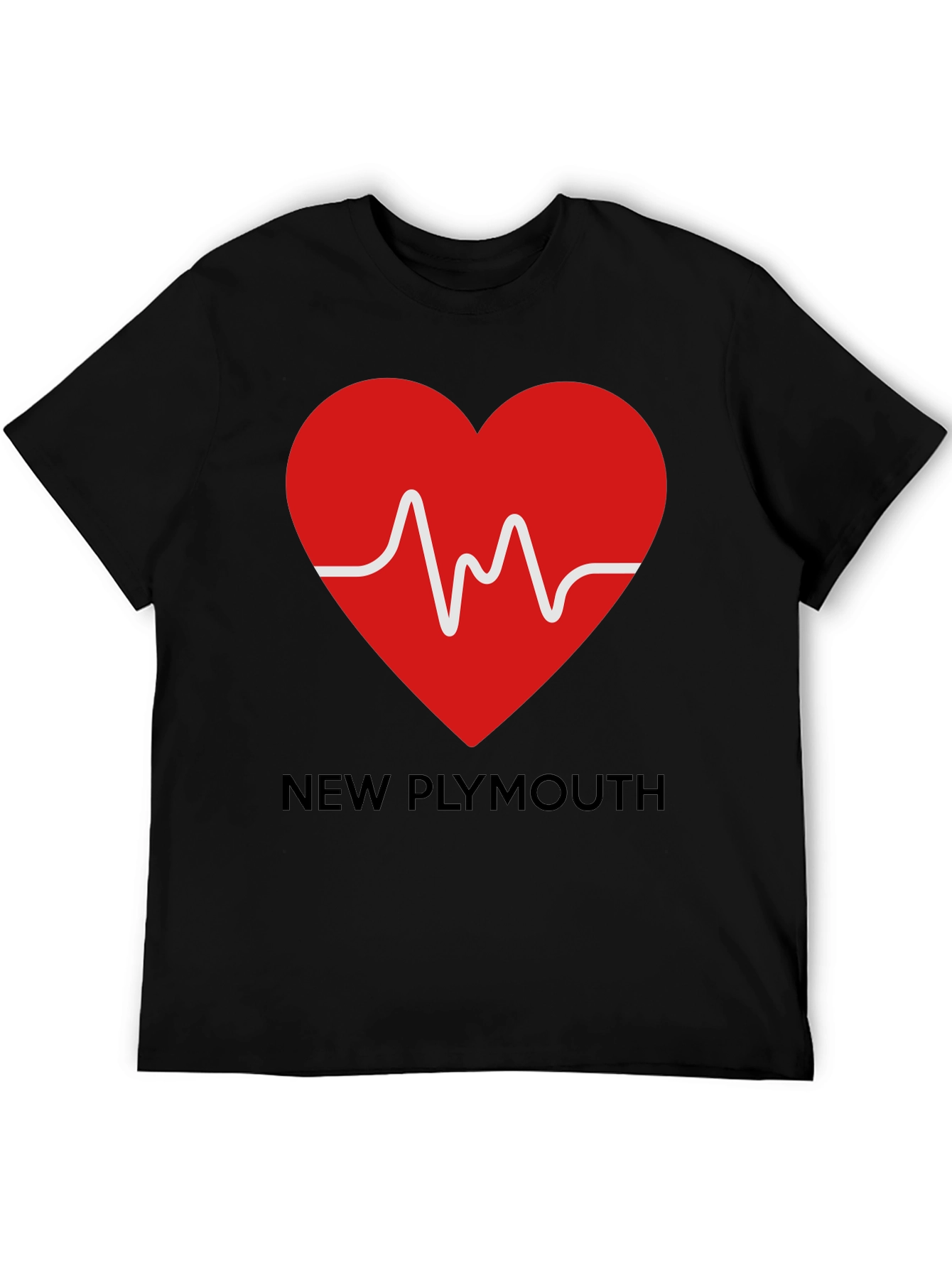 New Plymouth Heartbeat T-Shirt - Show Your Love!