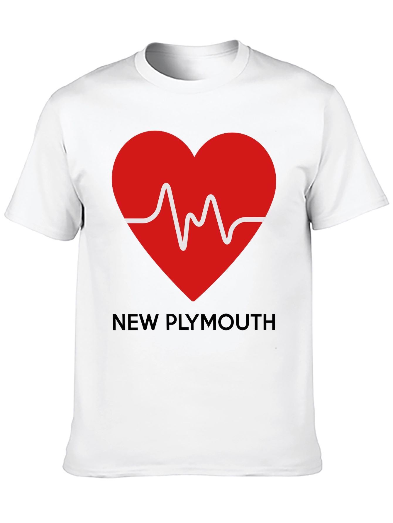 New Plymouth Heartbeat T-Shirt - Show Your Love!