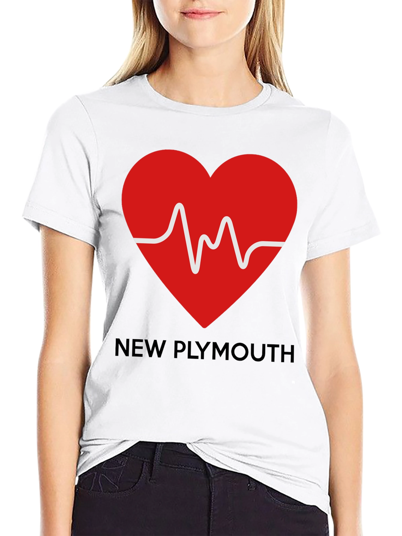New Plymouth Heartbeat T-Shirt - Show Your Love!