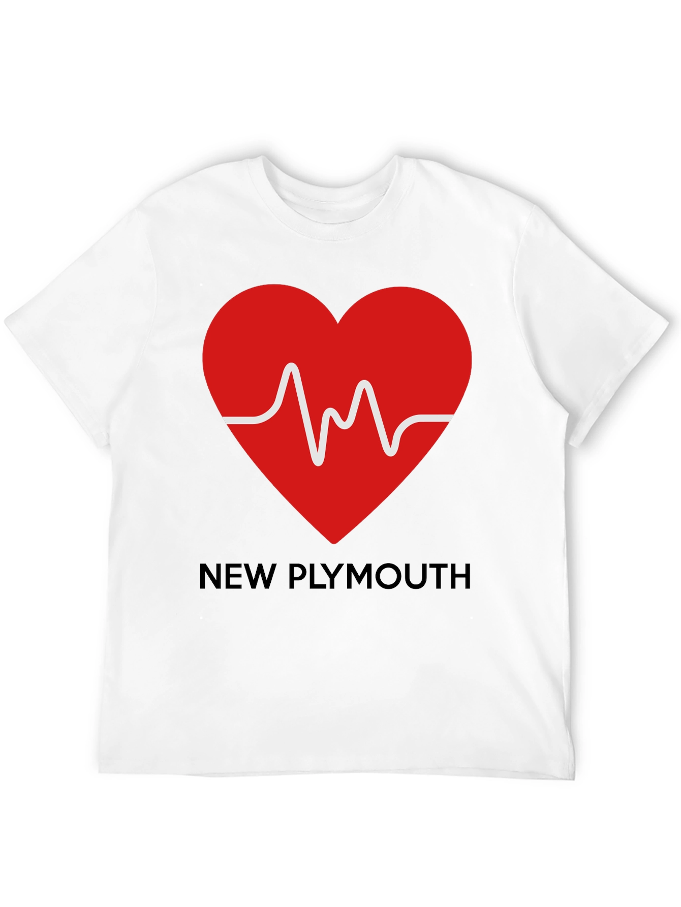 New Plymouth Heartbeat T-Shirt - Show Your Love!