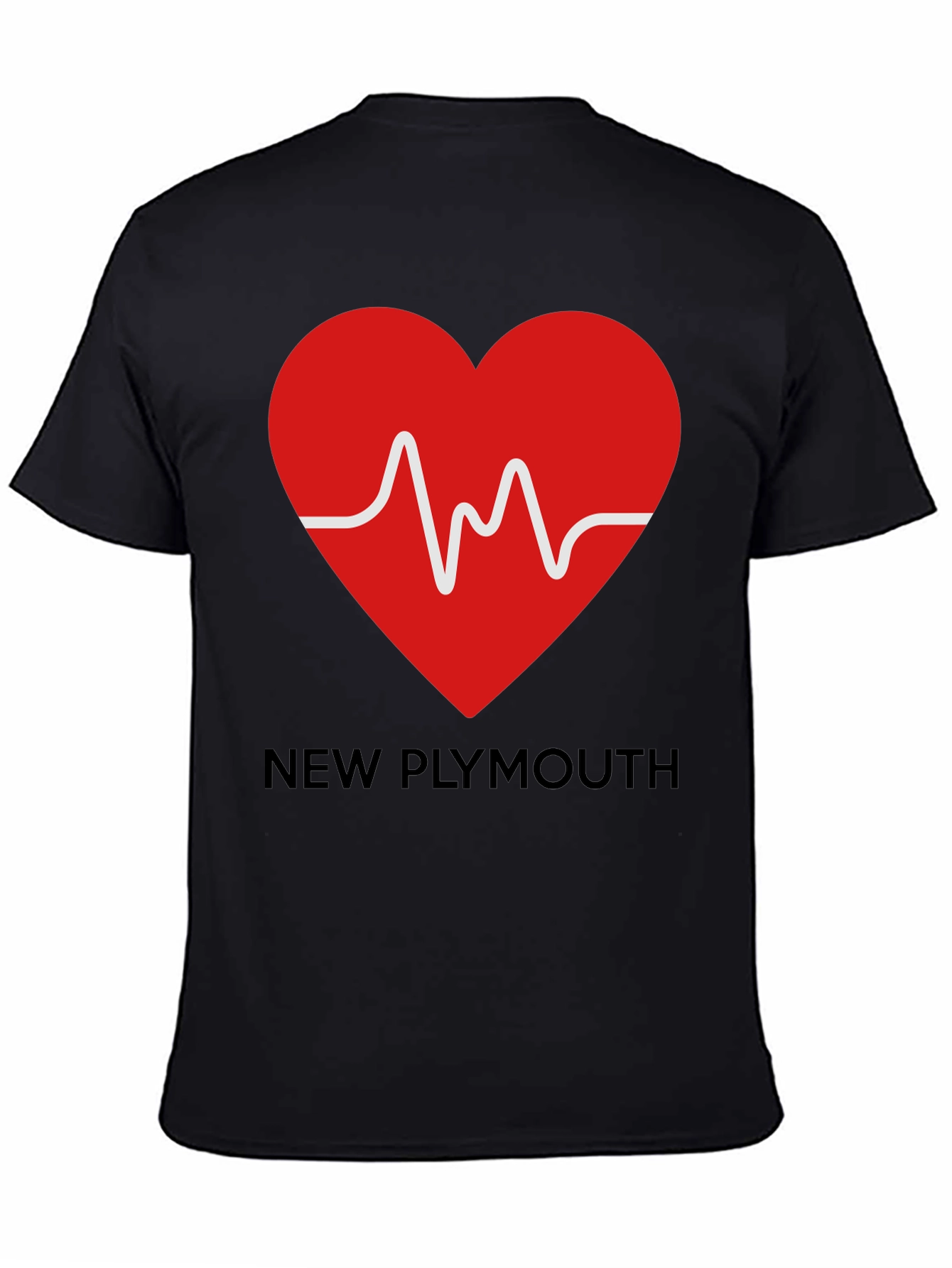 New Plymouth Heartbeat T-Shirt - Show Your Love!