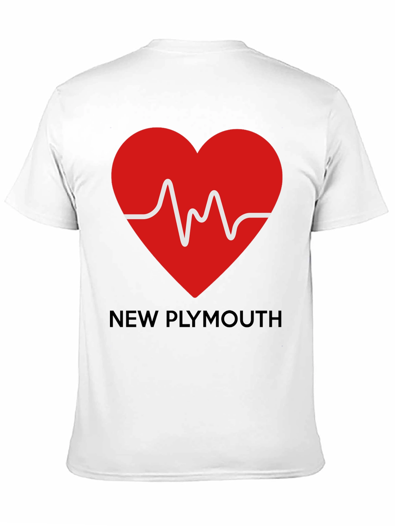 New Plymouth Heartbeat T-Shirt - Show Your Love!